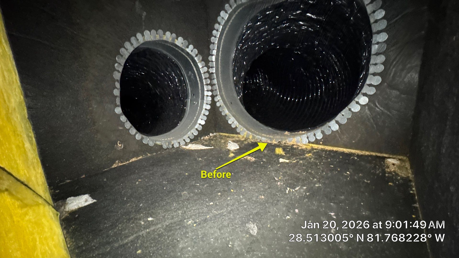 Air Duct and Dryer Vent Cleaning Encapsulation in Clermont by Hygienic Air, Inc
