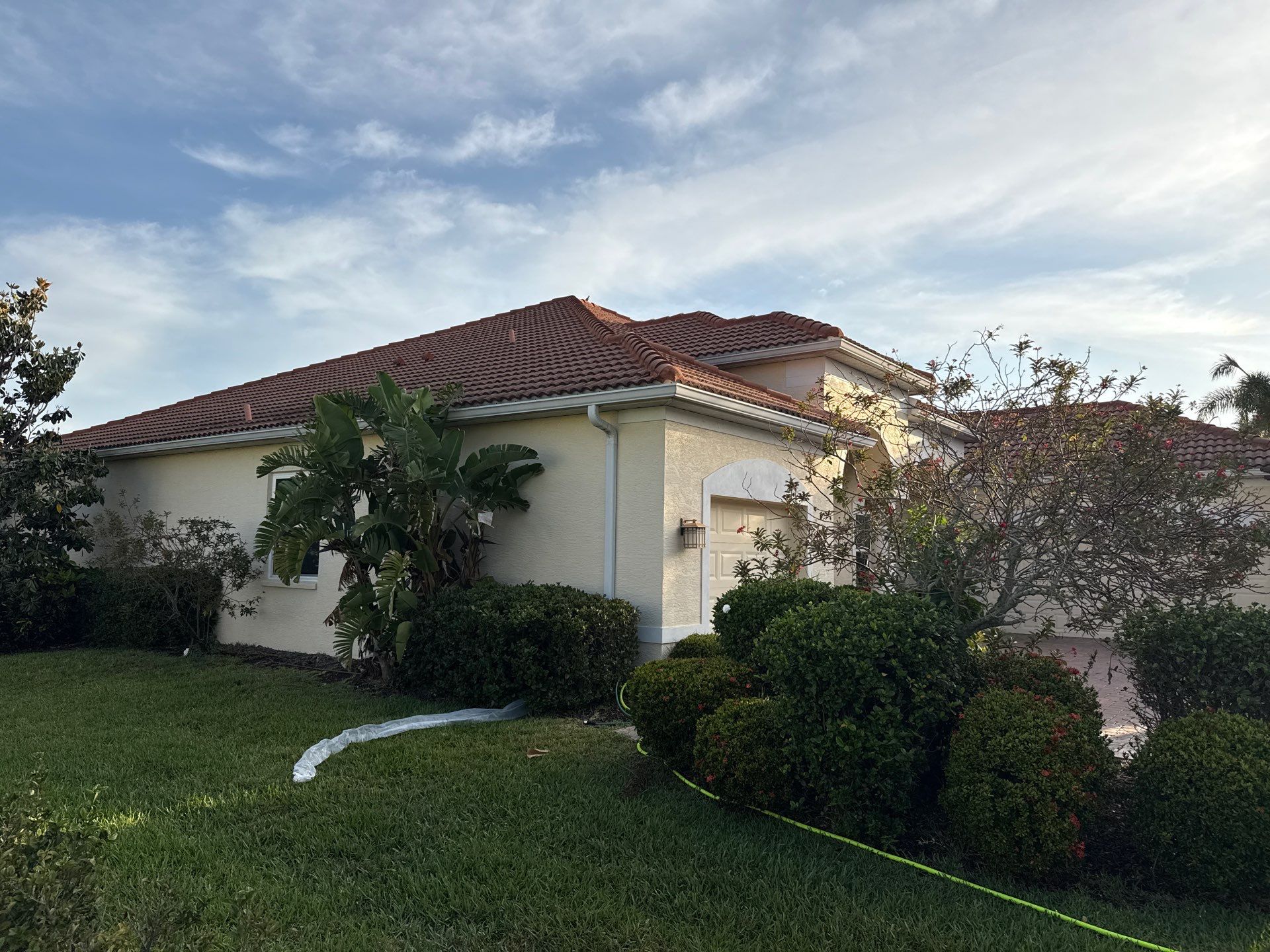 Roof Cleaning & Gutter Brightening | The Inlets Community | Manatee River | Bradenton, FL by Sunshine AquaWash