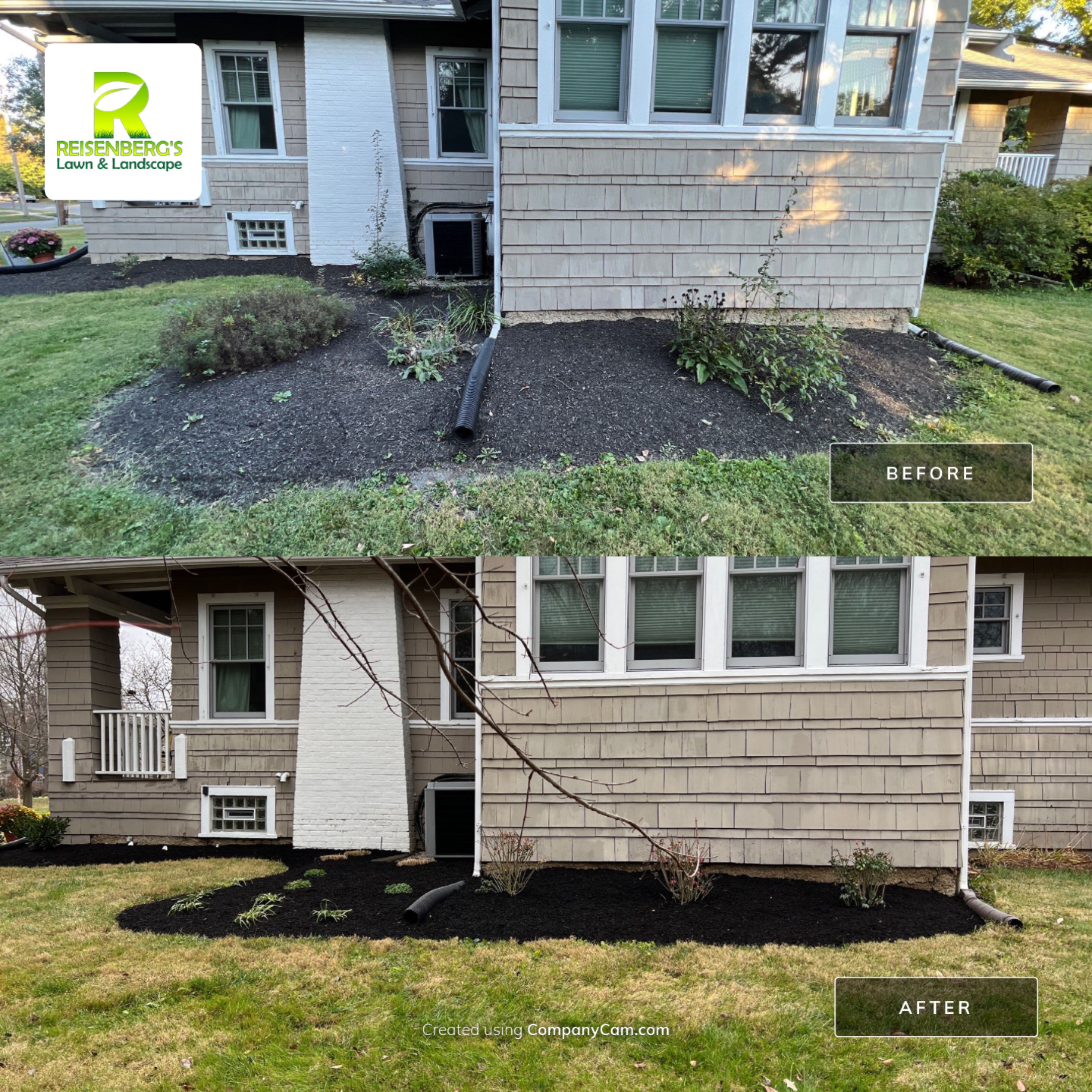 Landscape Tear Out & Install by Reisenberg’s Lawn & Landscape, LLC