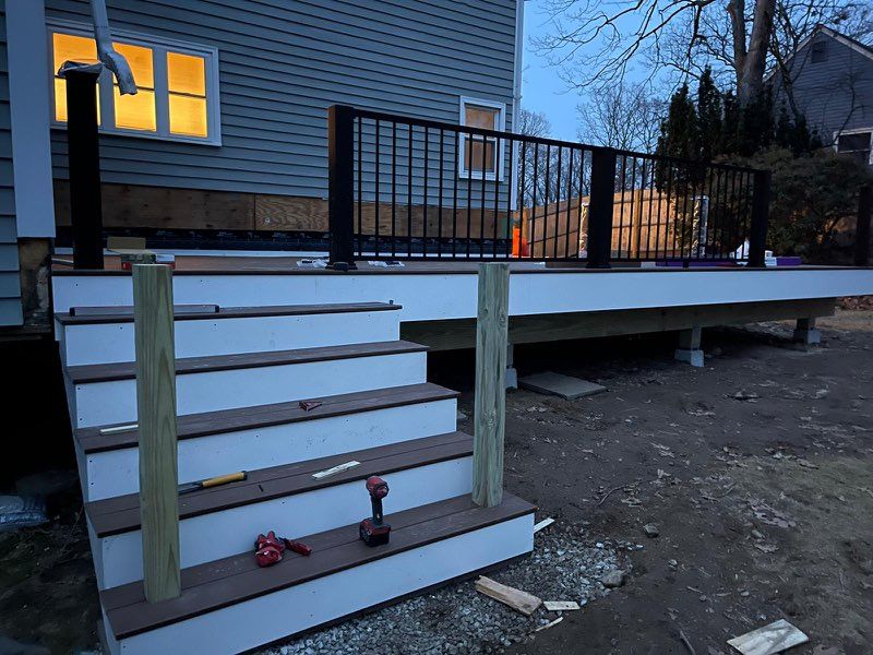 Deck and Sidin in Milford, MA by UBrothers Construction