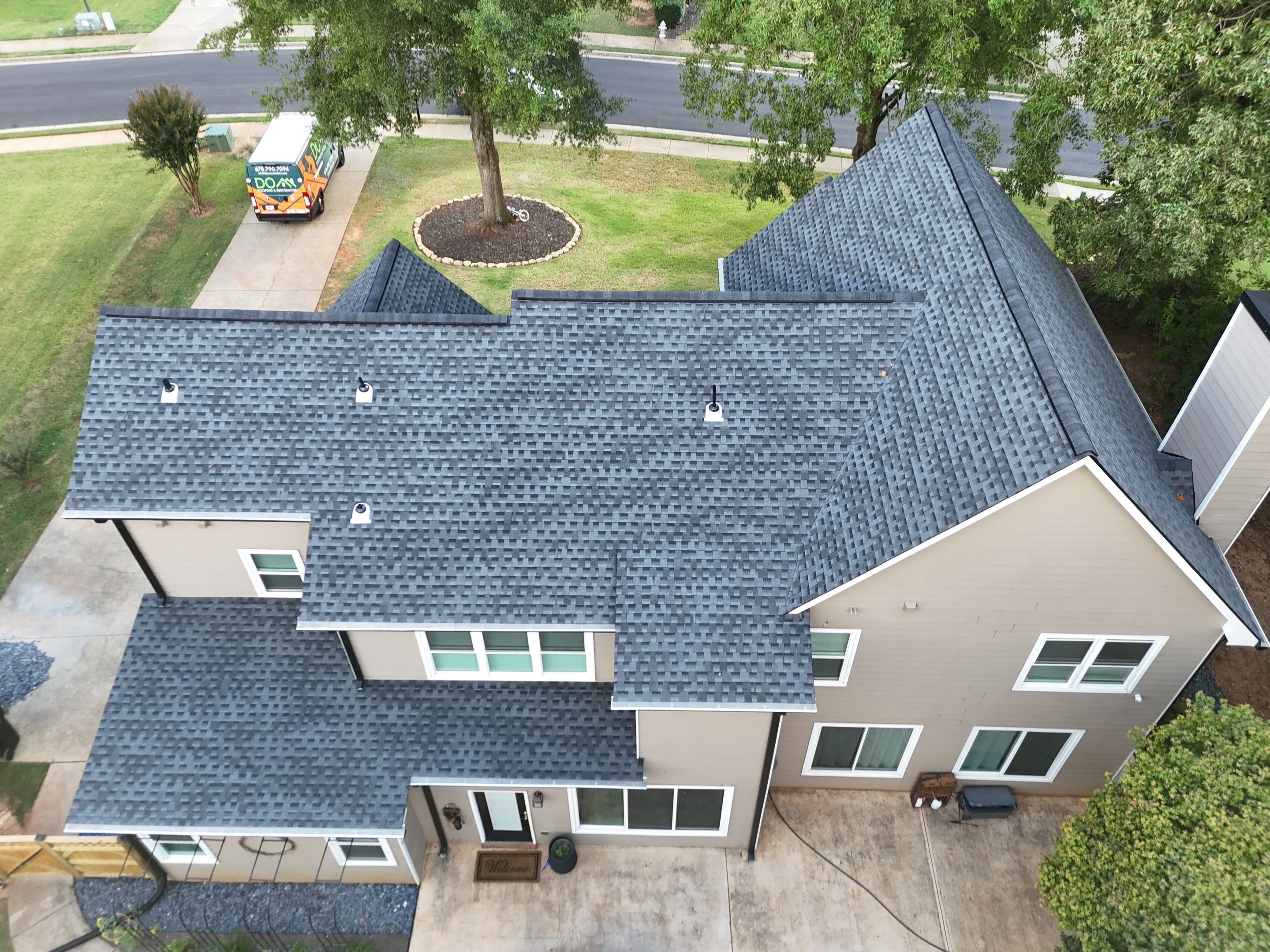 Oak Falls Lane Buford Roof Replacement  by Dom Roofing & Restoration