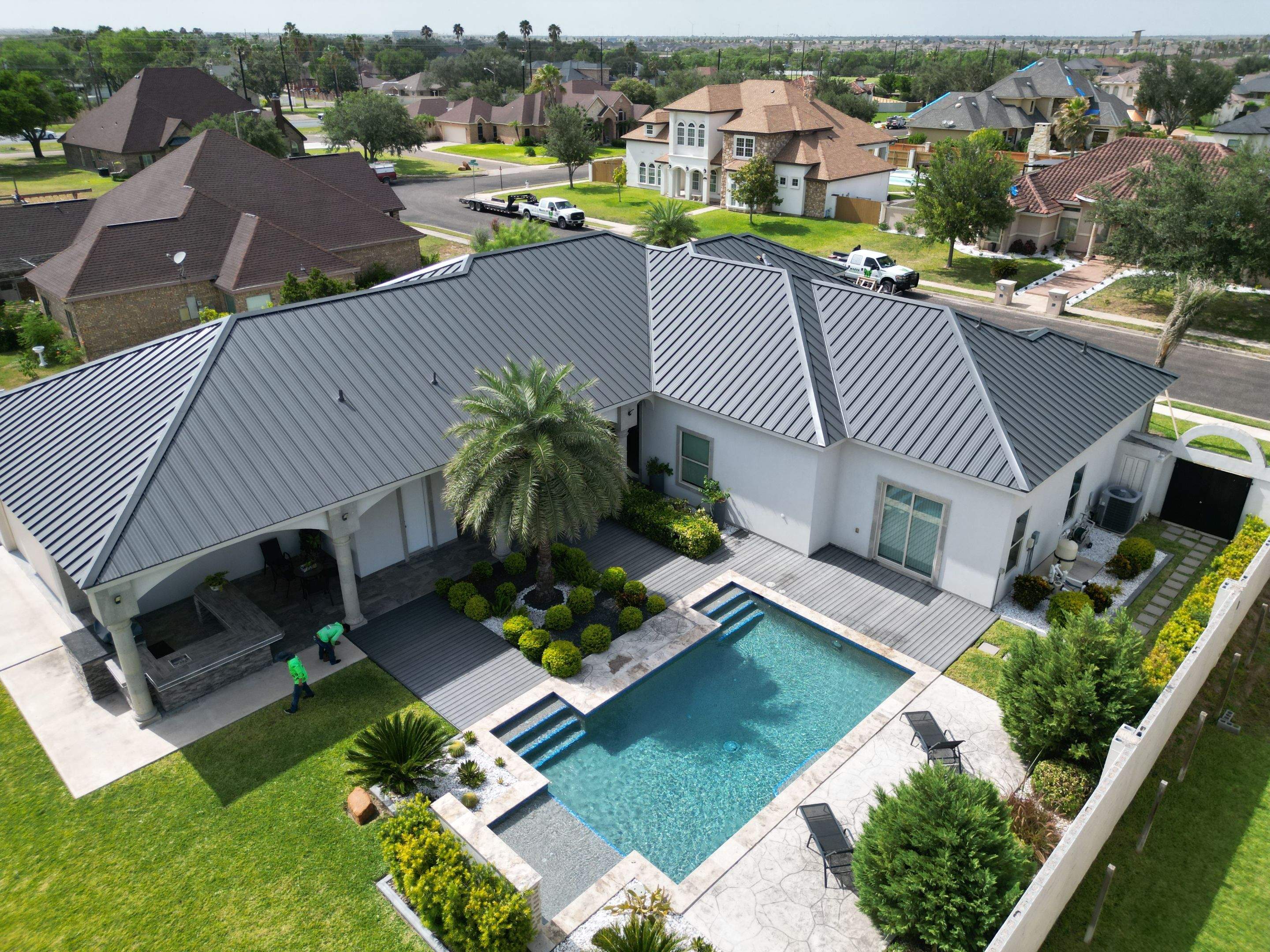 Project in Edinburg by Marva Roofing