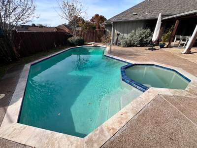 Geometric Pool and Spa Resurface Remodel