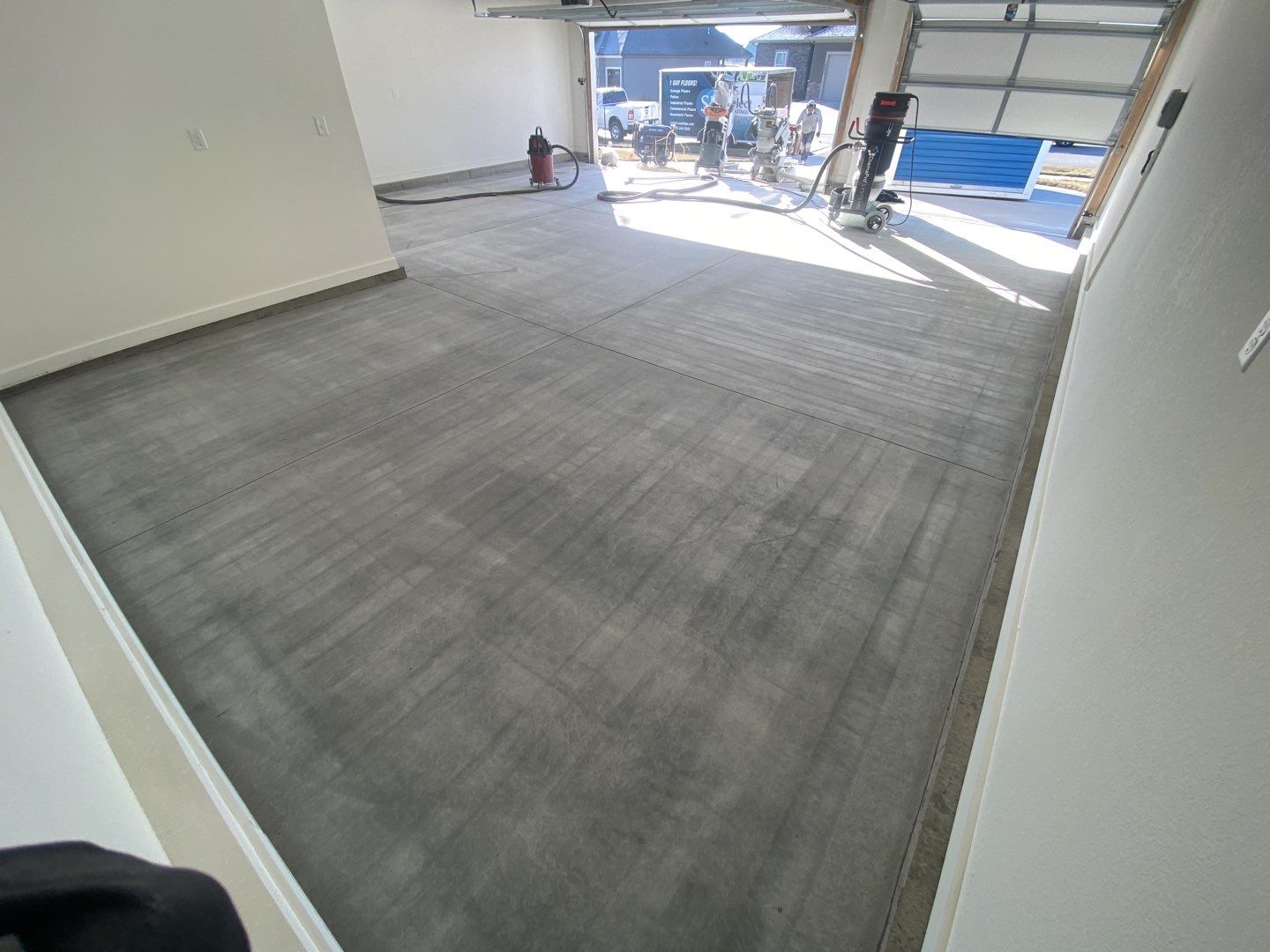 Garage Floor - Domino by Select Painting, Coatings & Garage Cabinets