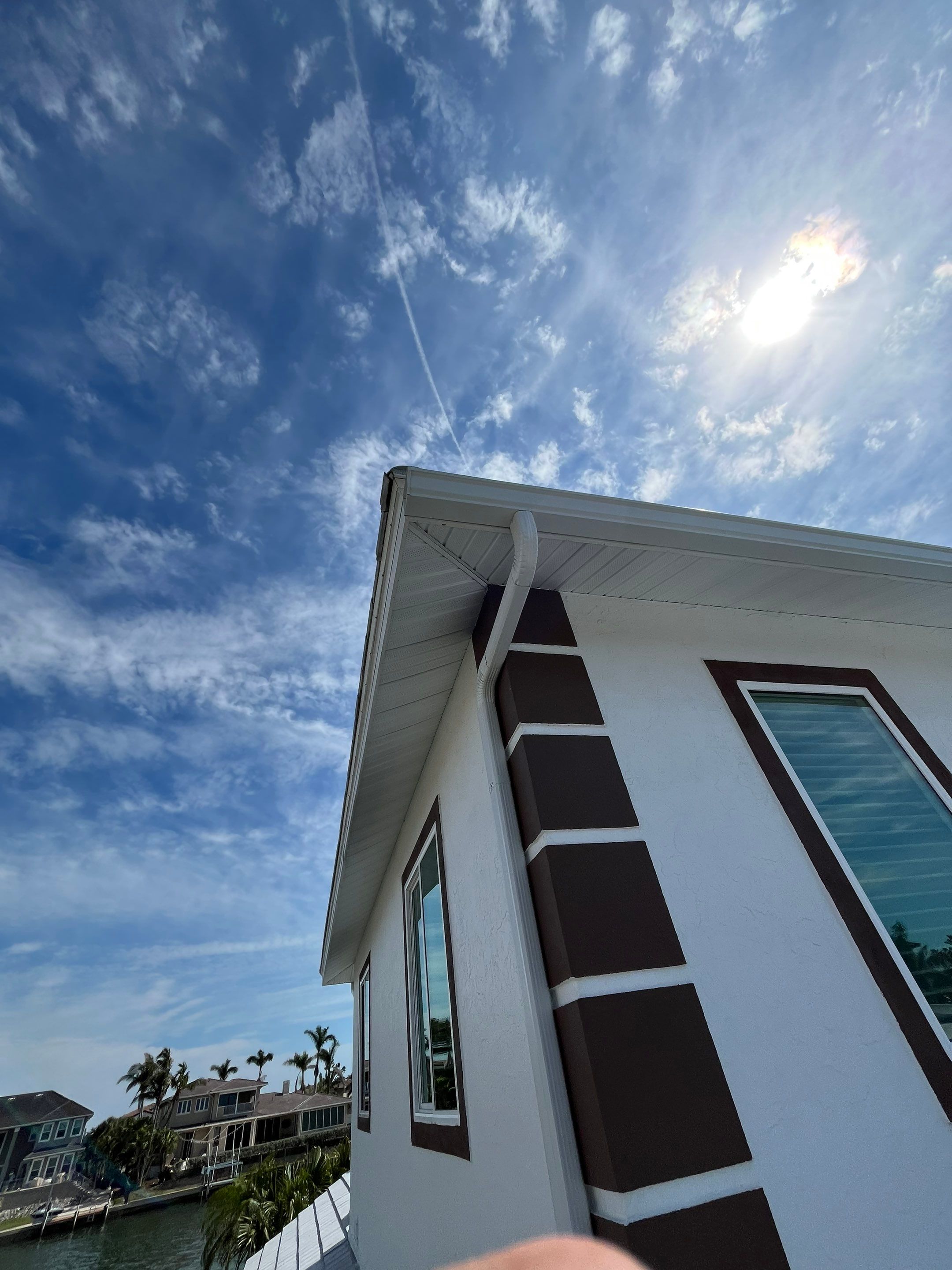 Repainting and Upgrading Gutters in Sarasota FL by Gutter Professors