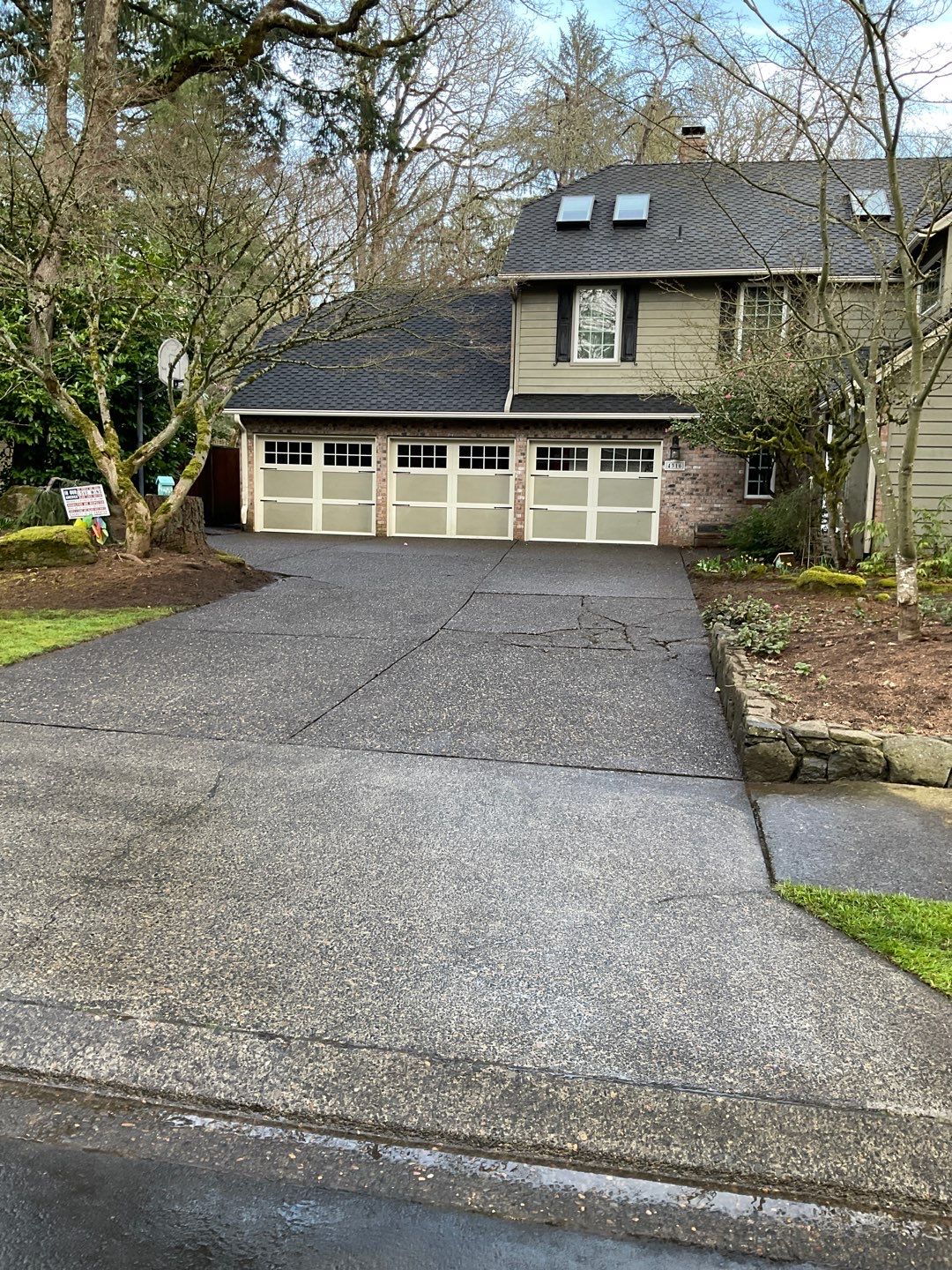 Roof Treatment and Driveway Wash Using Biocide by Willamette Outdoor Wash LLC