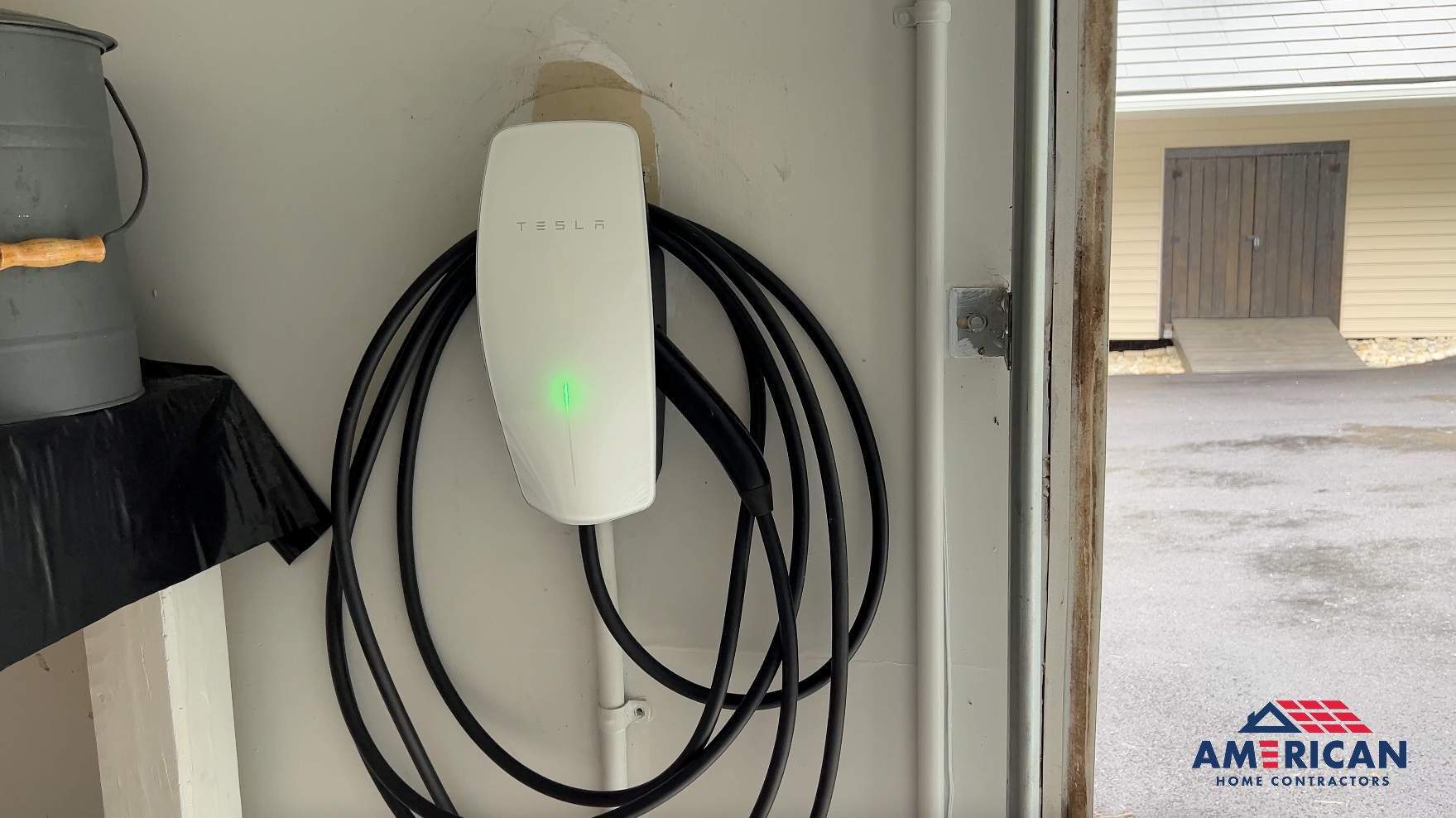 Now Installing EV Chargers! by American Home Contractors