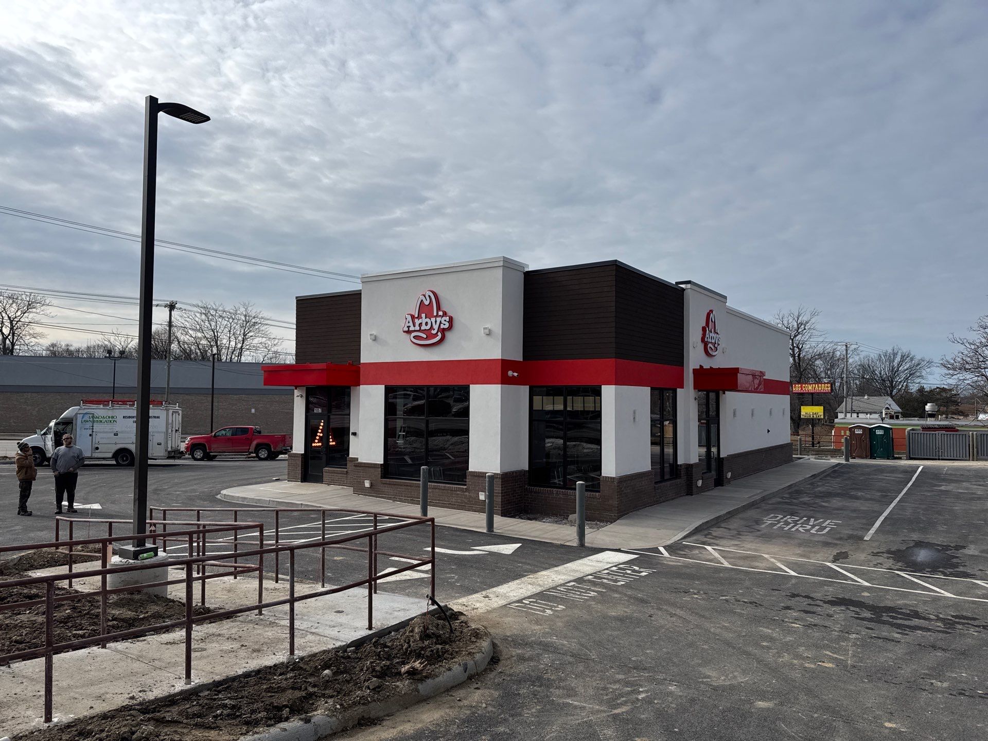 Arby's New Ashtabula, OH Location - Commercial Roof Installation by 3 Daughters Construction 