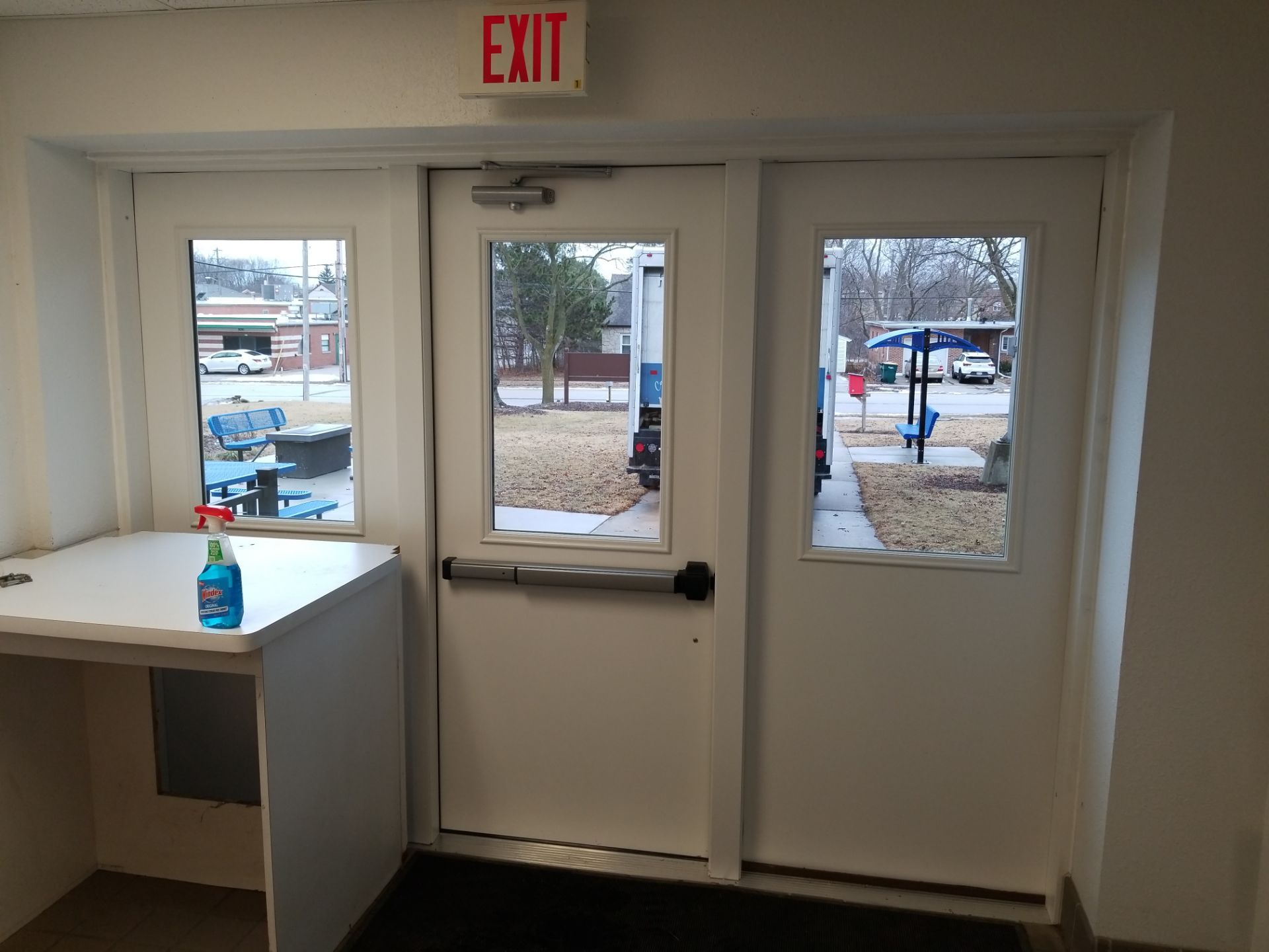 Commercial Entry Door Installation at Grafton Local Library by Stendahl Services