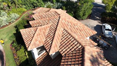 Tile Roof Soft Wash Cleaning