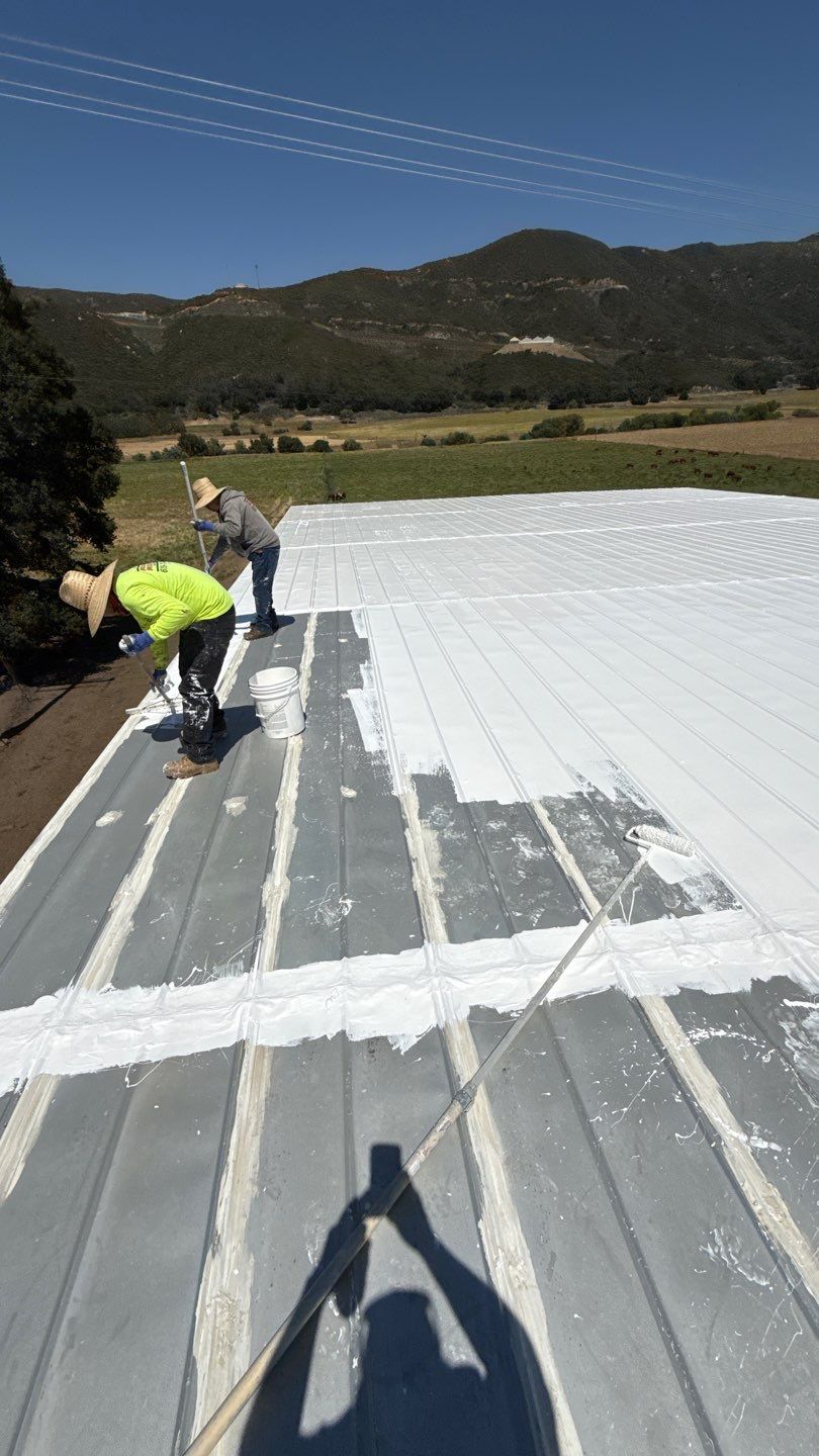 Metal Roof Silicone Coating and Structural Repair in San Ysabel by Reliable Roofing San Diego Inc.