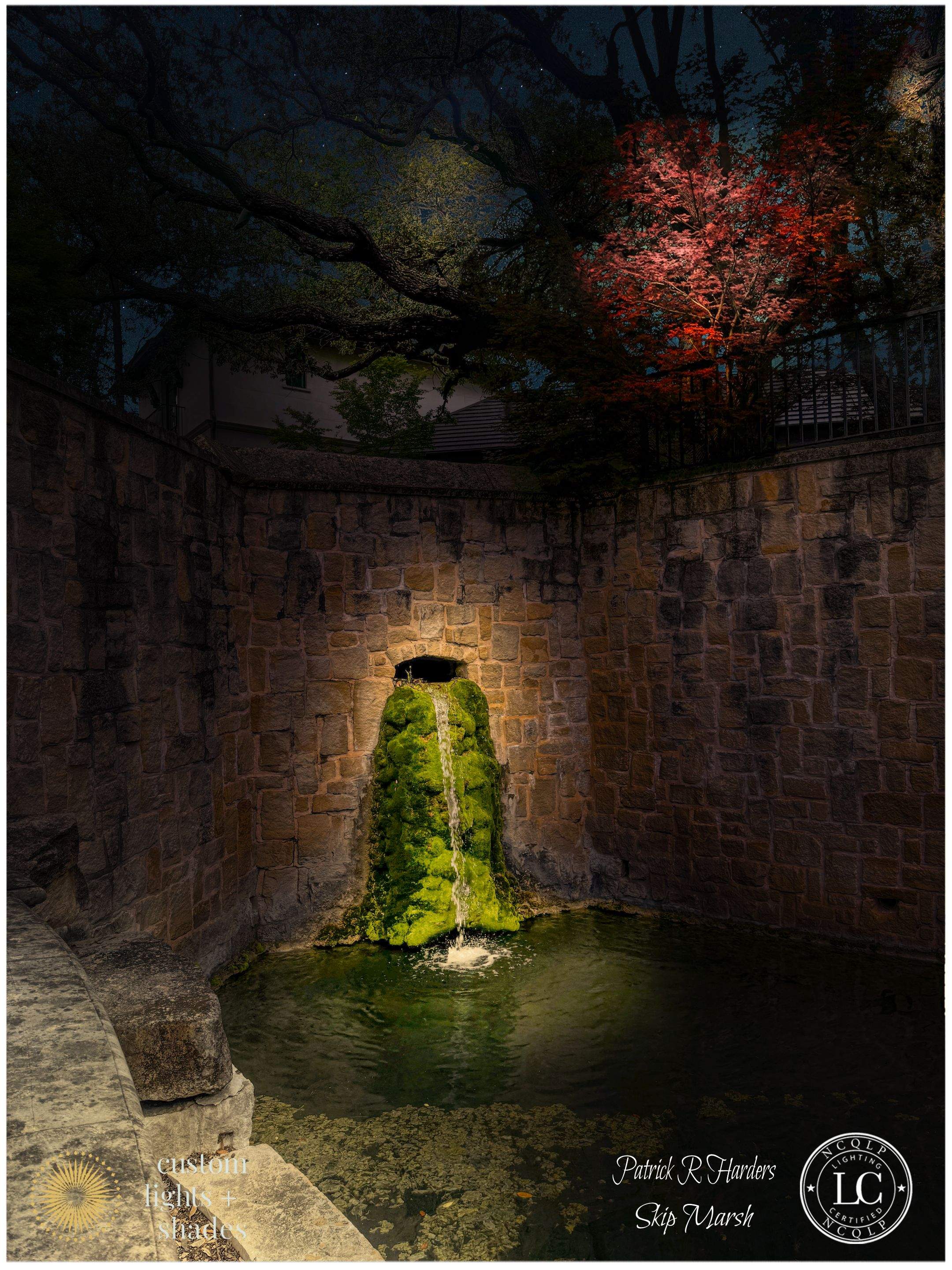 Glen Abbey HOA Park in Dallas by Outdoor Lights + Shades