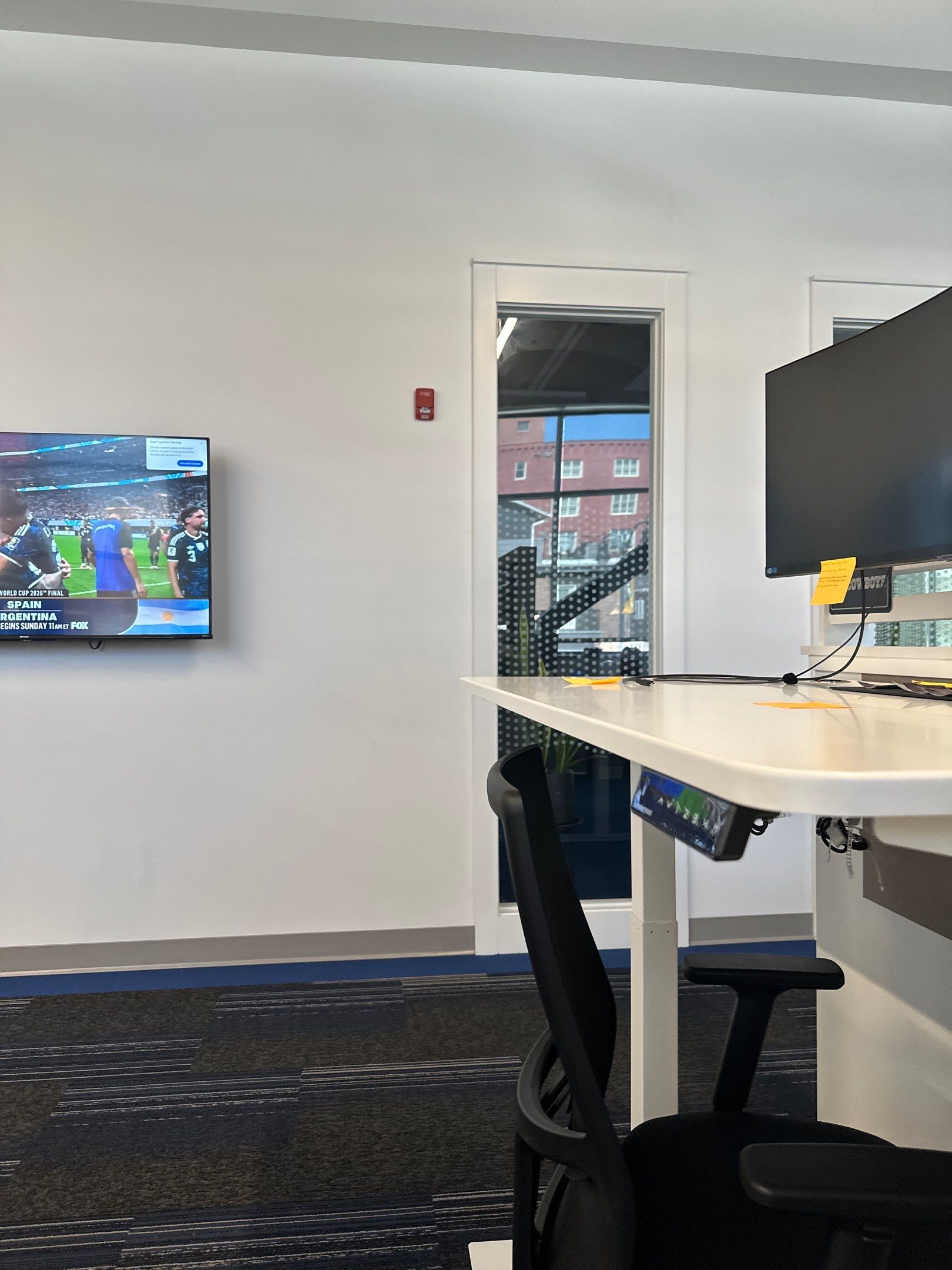 Modern Commercial Office Workspace Buildout and TV Installation in Lincoln by CompanyCam Sales Demo