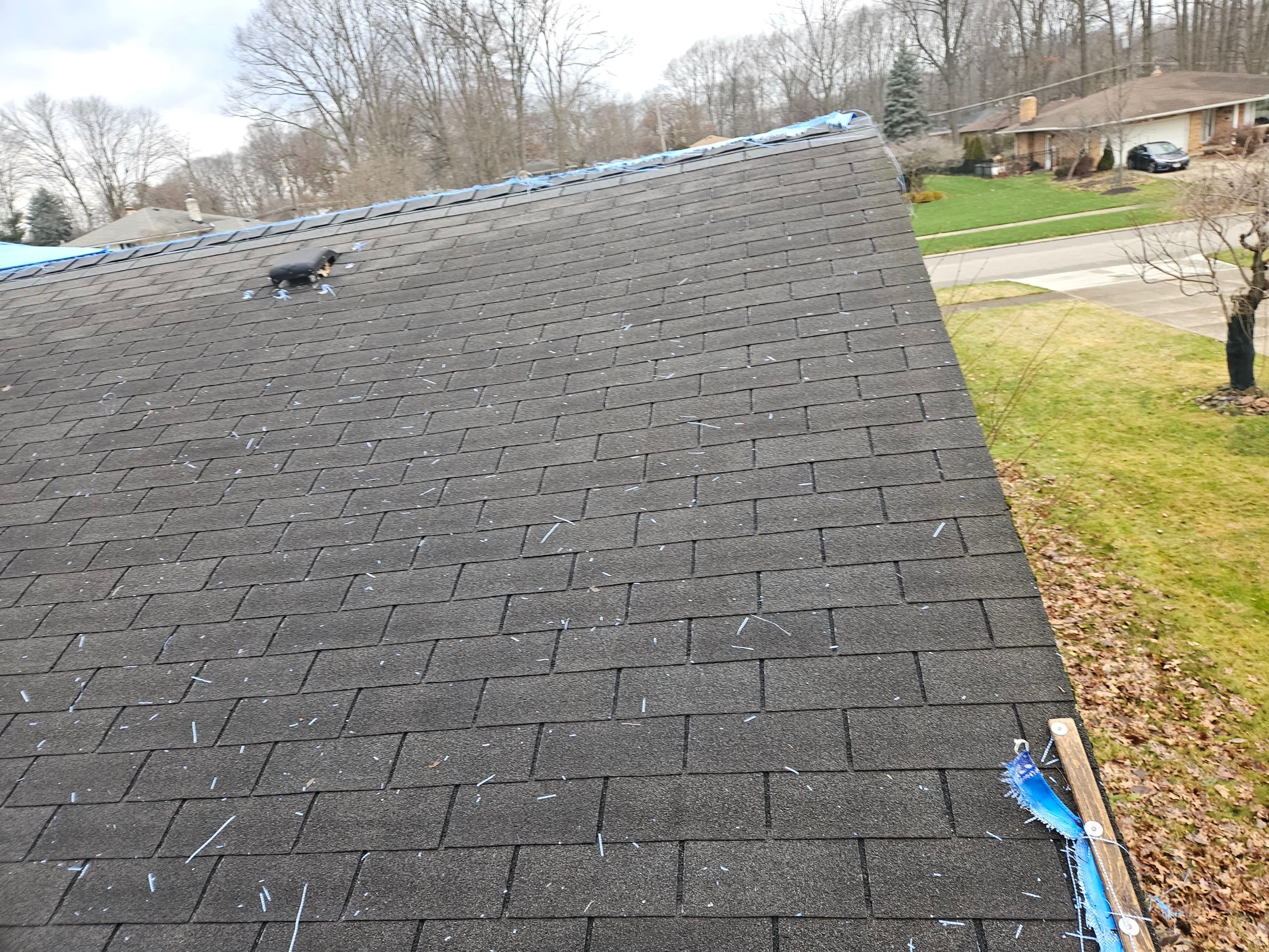 EMERGENCY TARPING ROOF BEFORE STORM using TARP by Absolute Roofing and Construction
