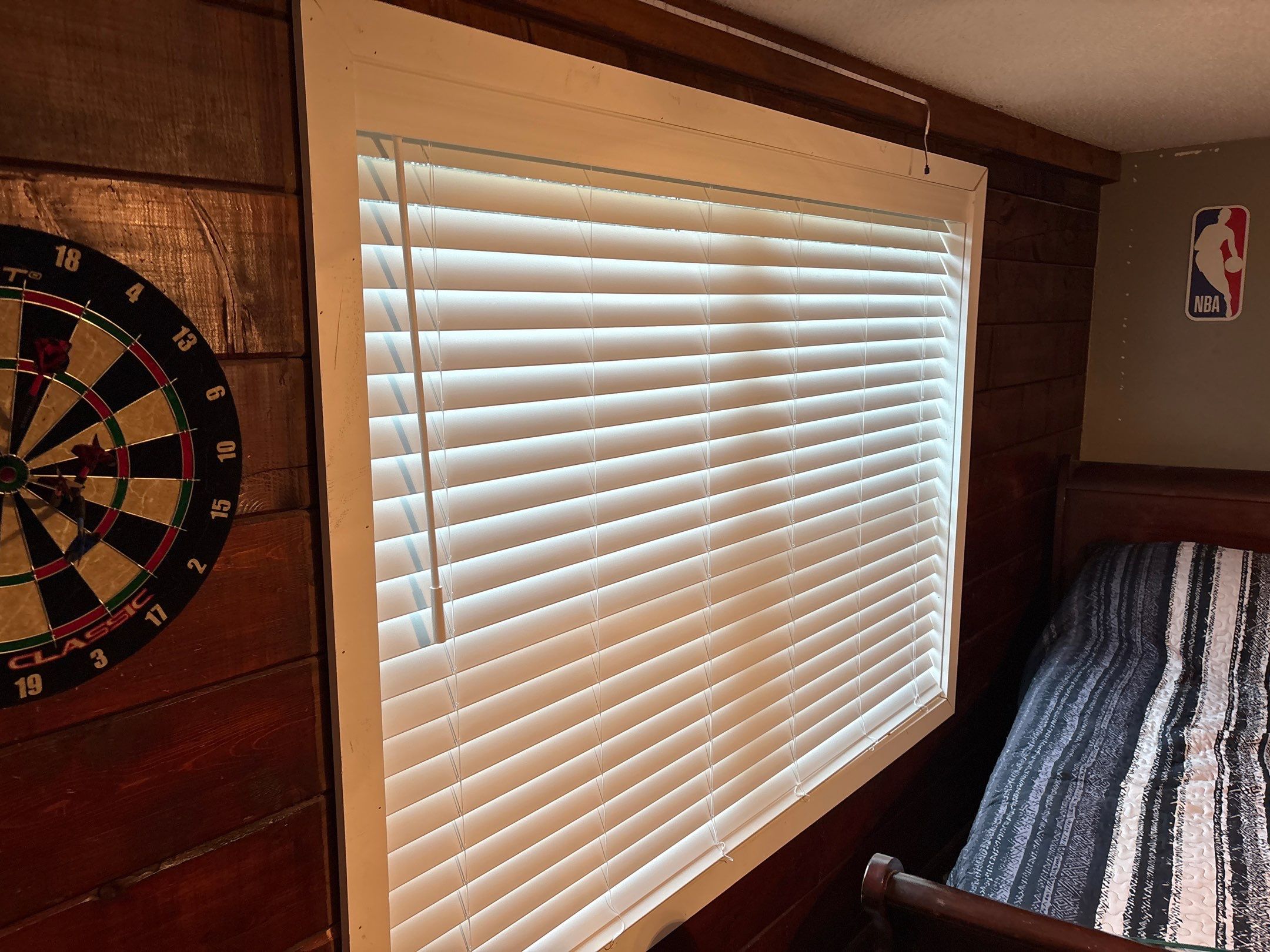 Faux Wood Blinds Project in Toney by Blinds and Borders
