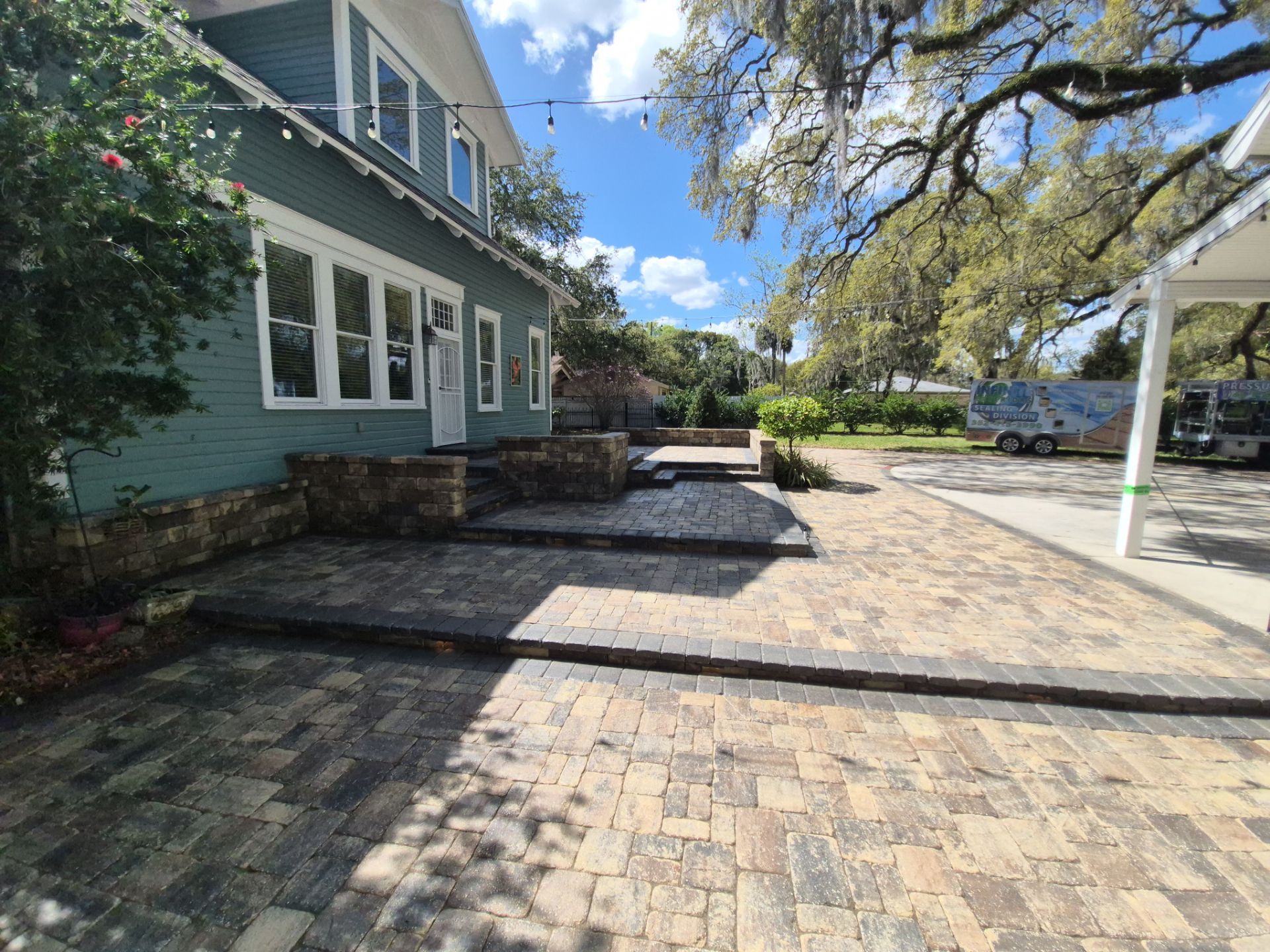 Comprehensive Paver Sealing and Hardscape Restoration in Ocala by Infinite Exteriors LLC