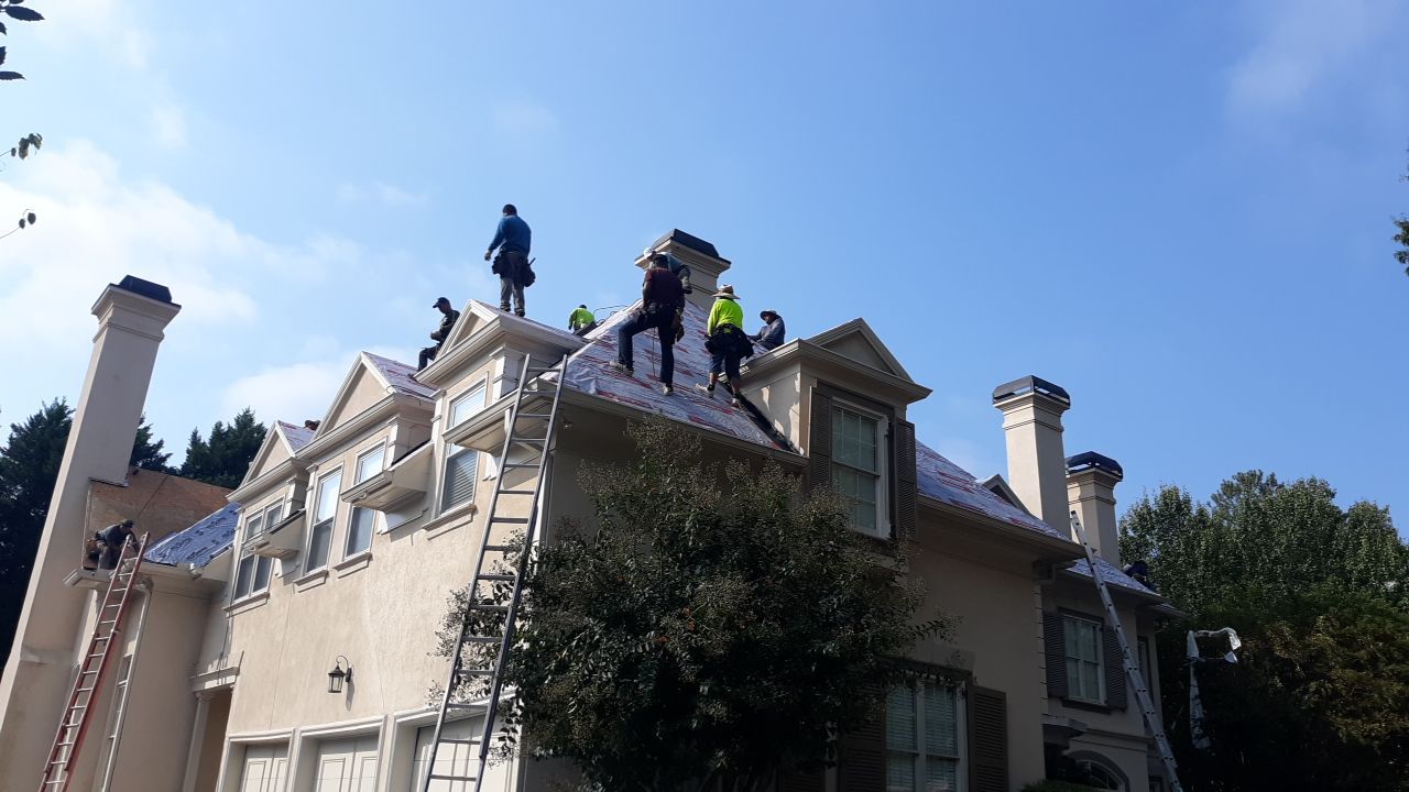Residential Roofing Installation using GAF by Georgia Roof Advisors