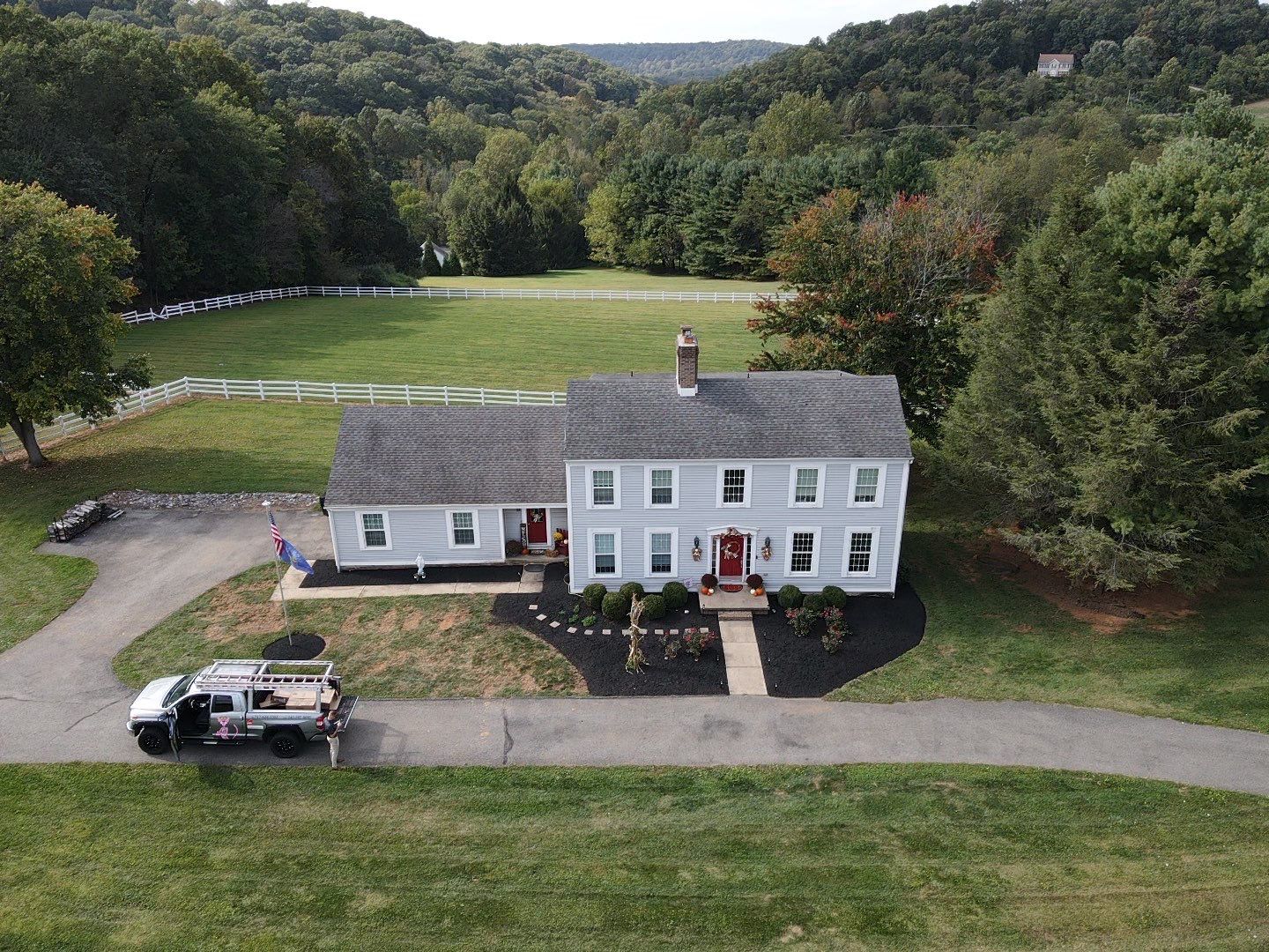 Full Roof and Chimney Restoration with Seamless Gutter Upgrade in Glen Rock, PA by Bealing Roofing & Exteriors