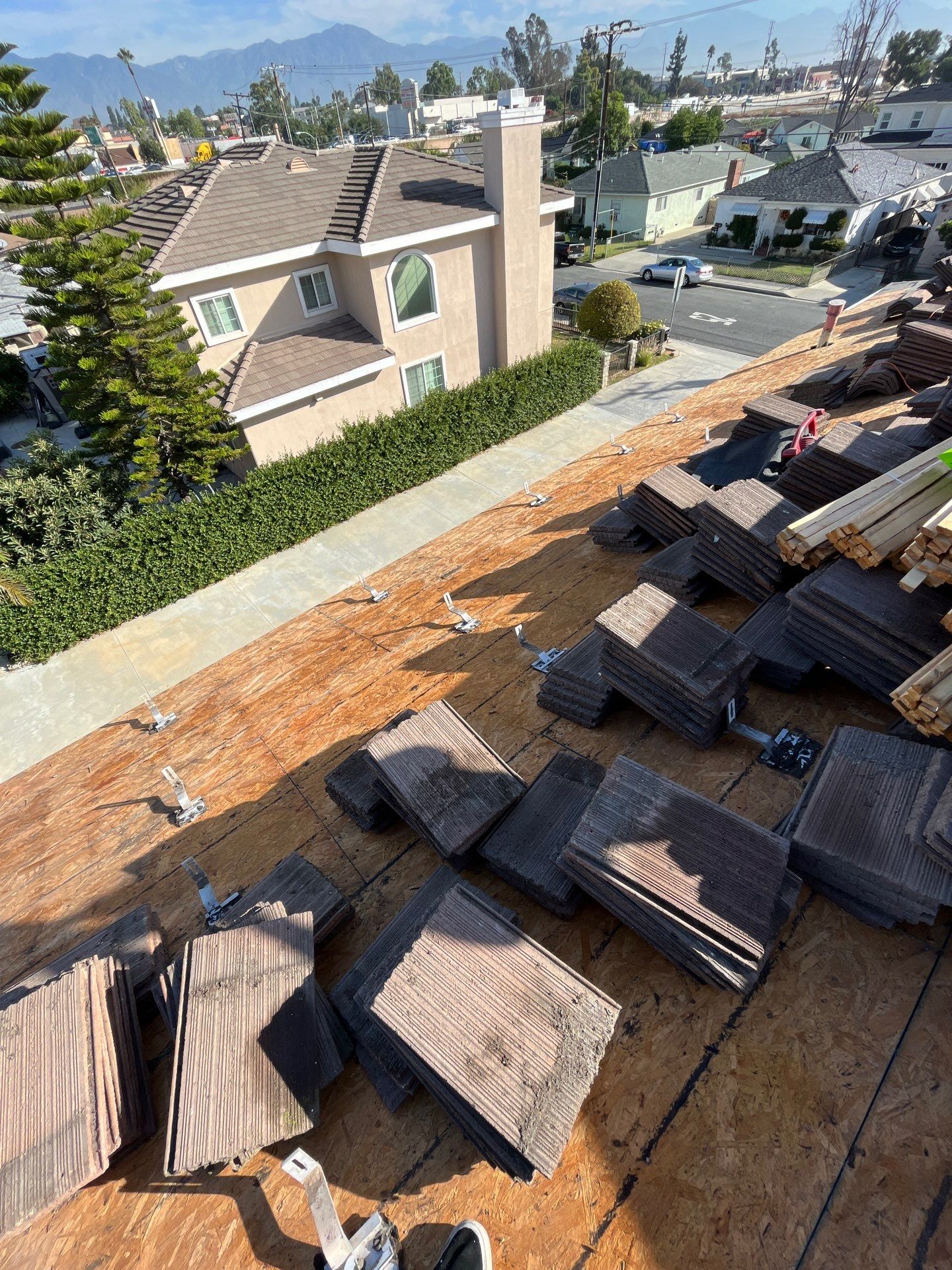 Tile Roof Reset Project - Rosemead CA 91770 by Epic Roof Replacement