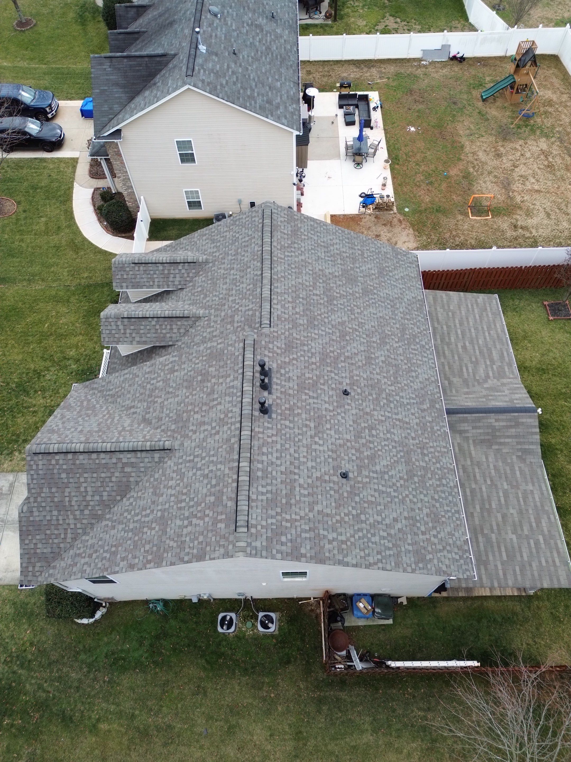 Roof replacement by hail and wind damage by Just Brilliant Restoration JBR