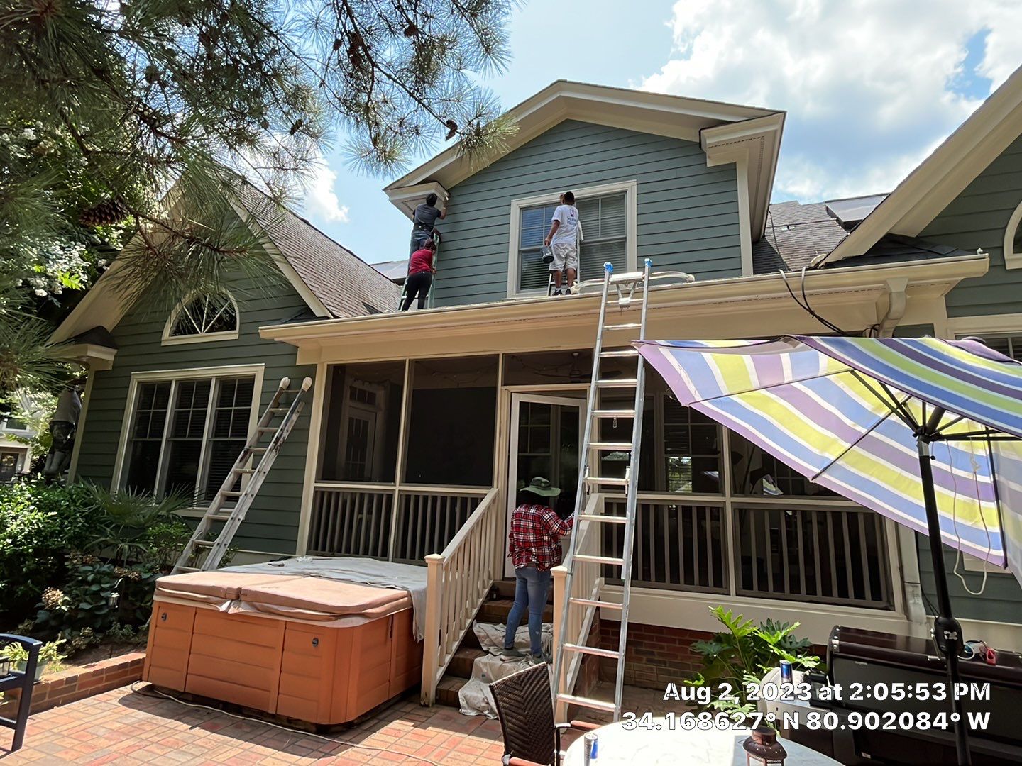 Exterior Trim Paint Project by Geaux 2 Guy, LLC
