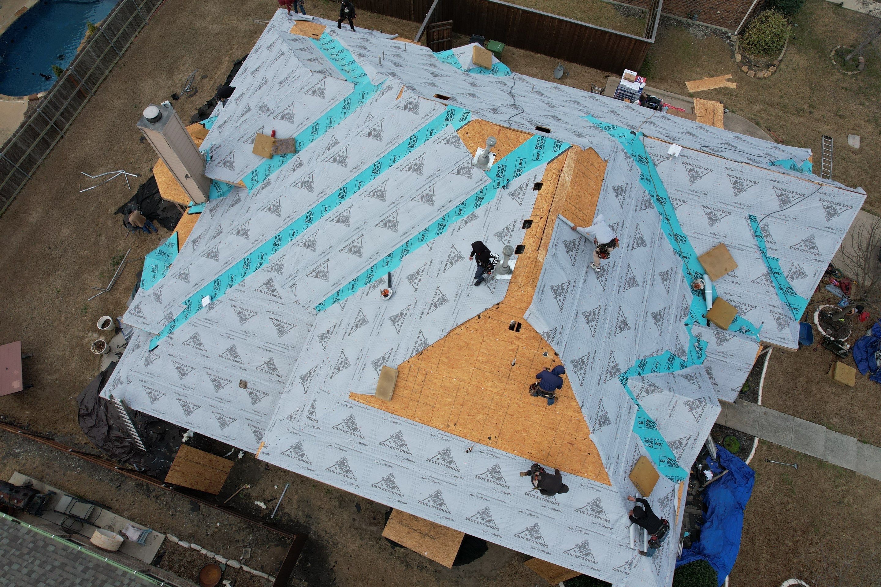 Project in Murphy by Zeus Exteriors