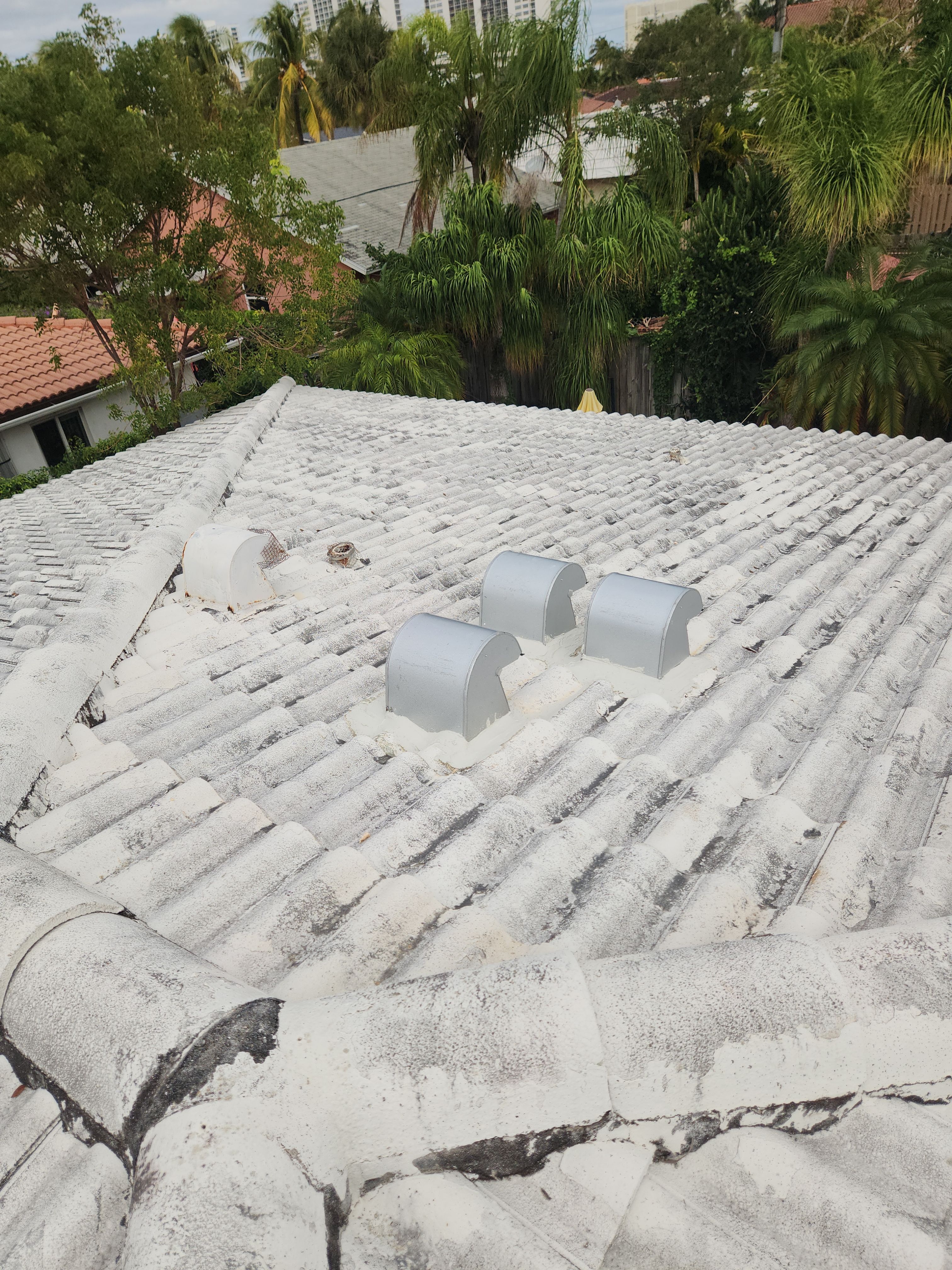 Concrete Tile Roof Repair and Vent Replacement in Deerfield Beach by Aastro Roofing
