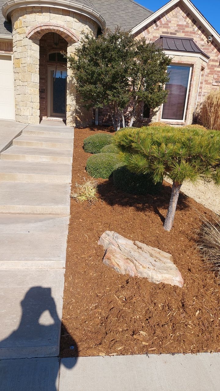 Concrete Slab , Retaining Wall , Fence, and landscape. by Clays Services Inc