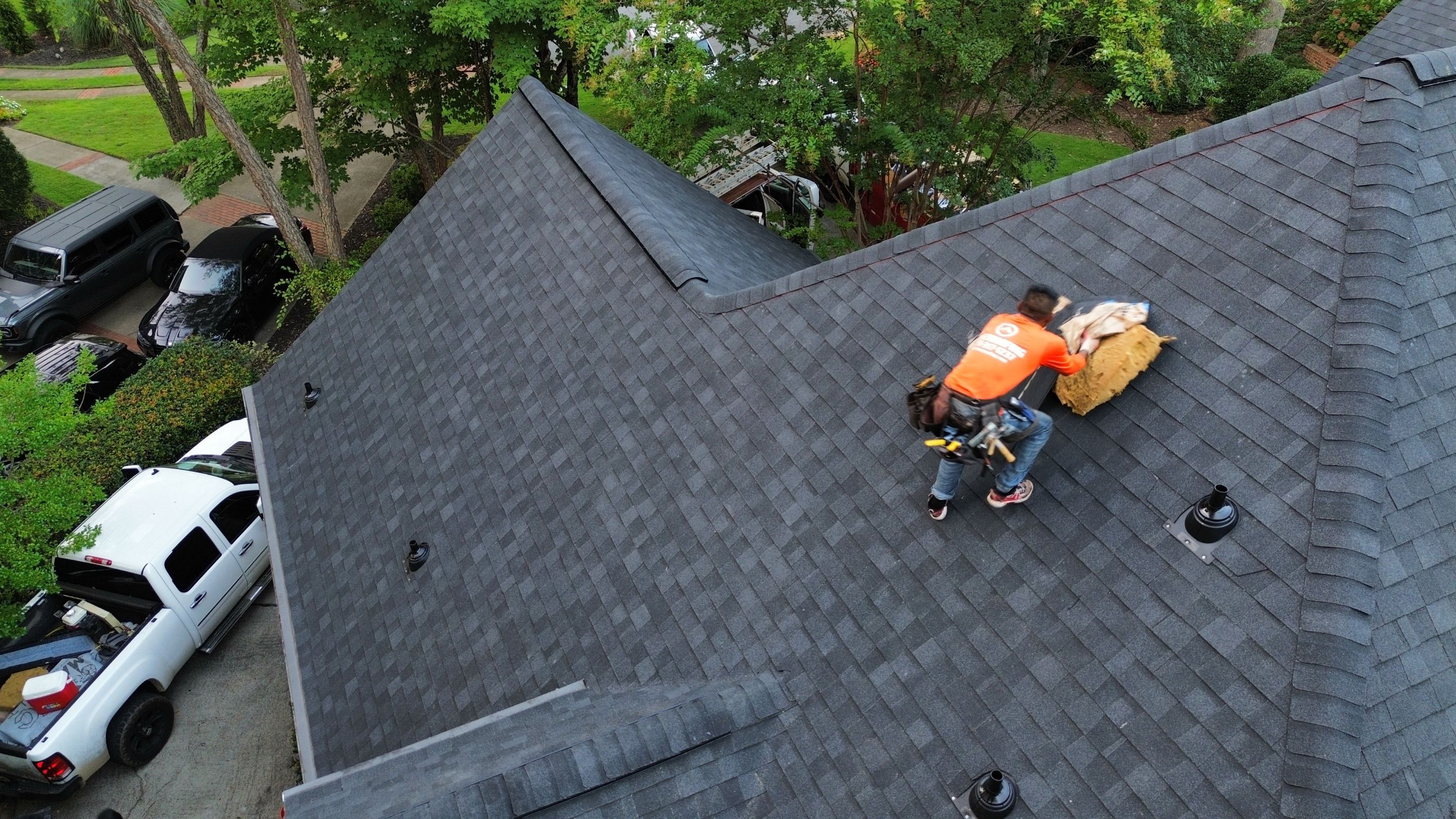 Marietta, GA Roof Replacement CertainTeed Landmark Pro Max Def Charcoal Black by Reset Roofing