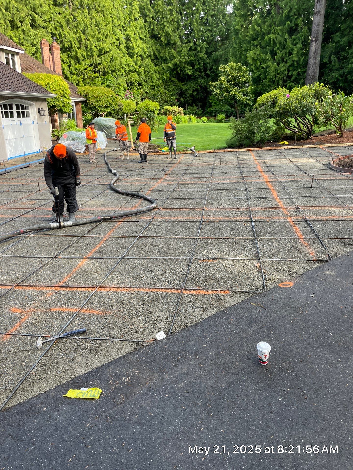 Stamped Concrete Driveway Renovation | Woodinville  by Jireh Asphalt & Concrete Inc 