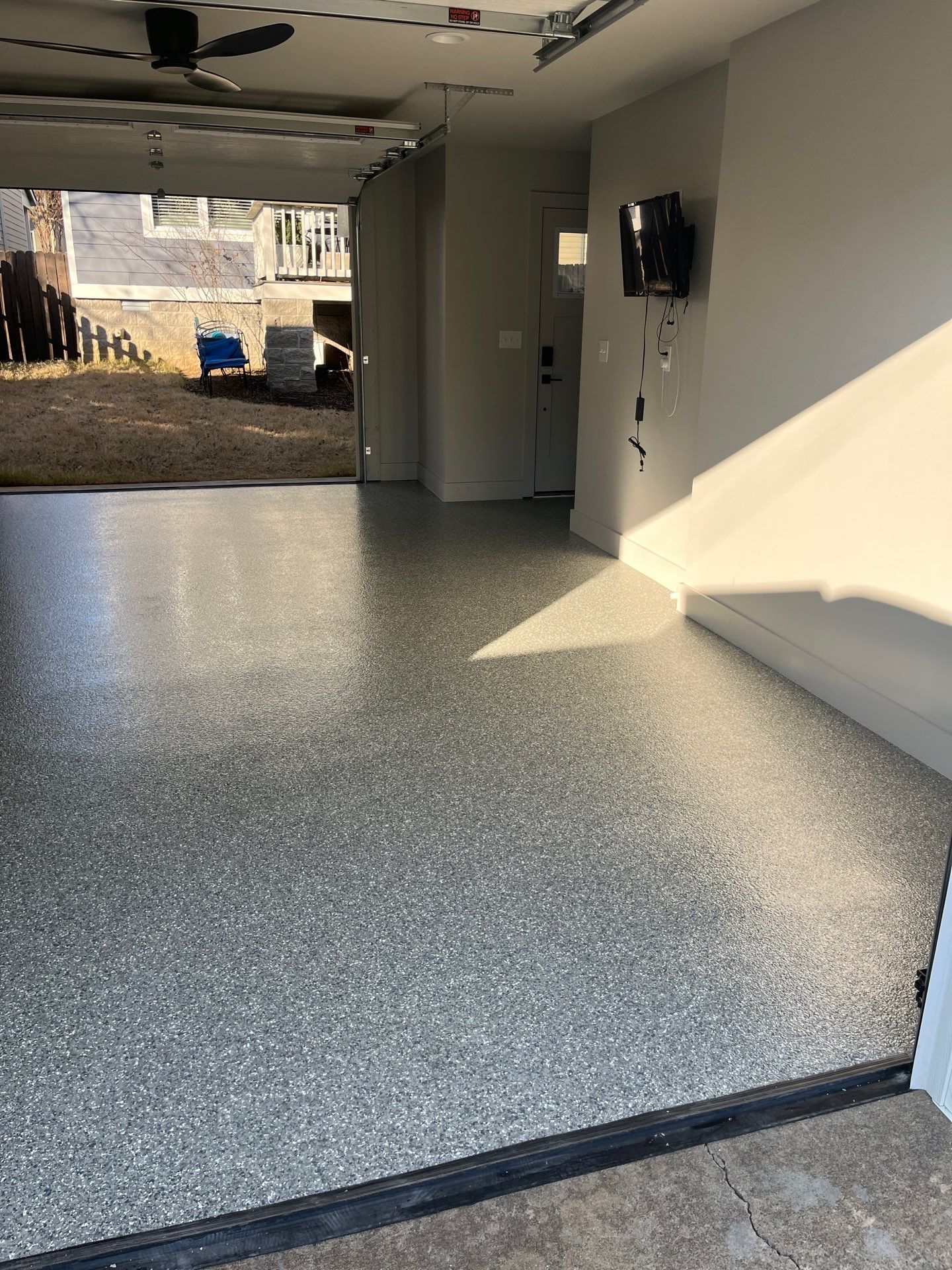 Garage Floor Coating using Thyme by My Garage Floor Guys