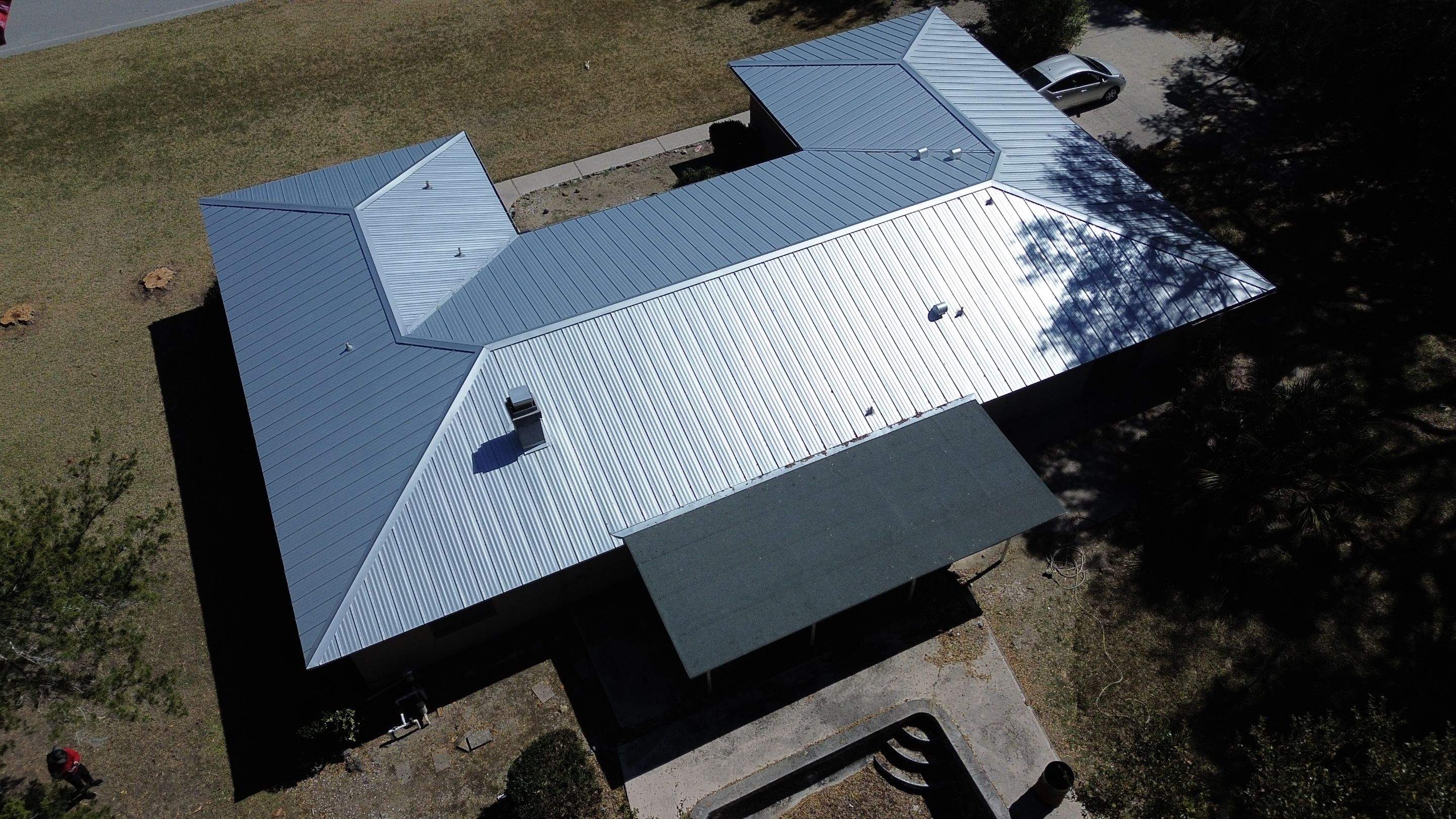 Metal reroof in Gainesville, FL by Brehm Roofing