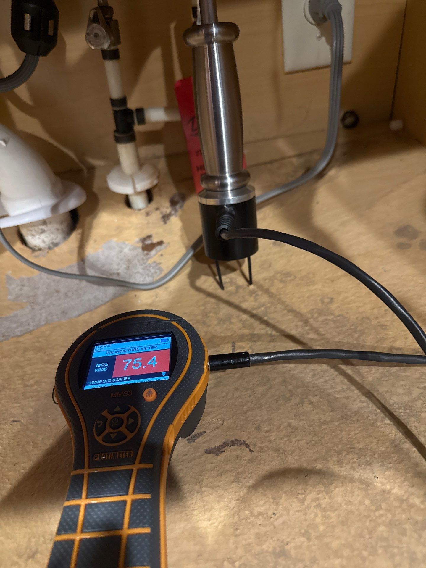 Water Damage in Kitchen area by Restoration Damage Pros of Atlanta