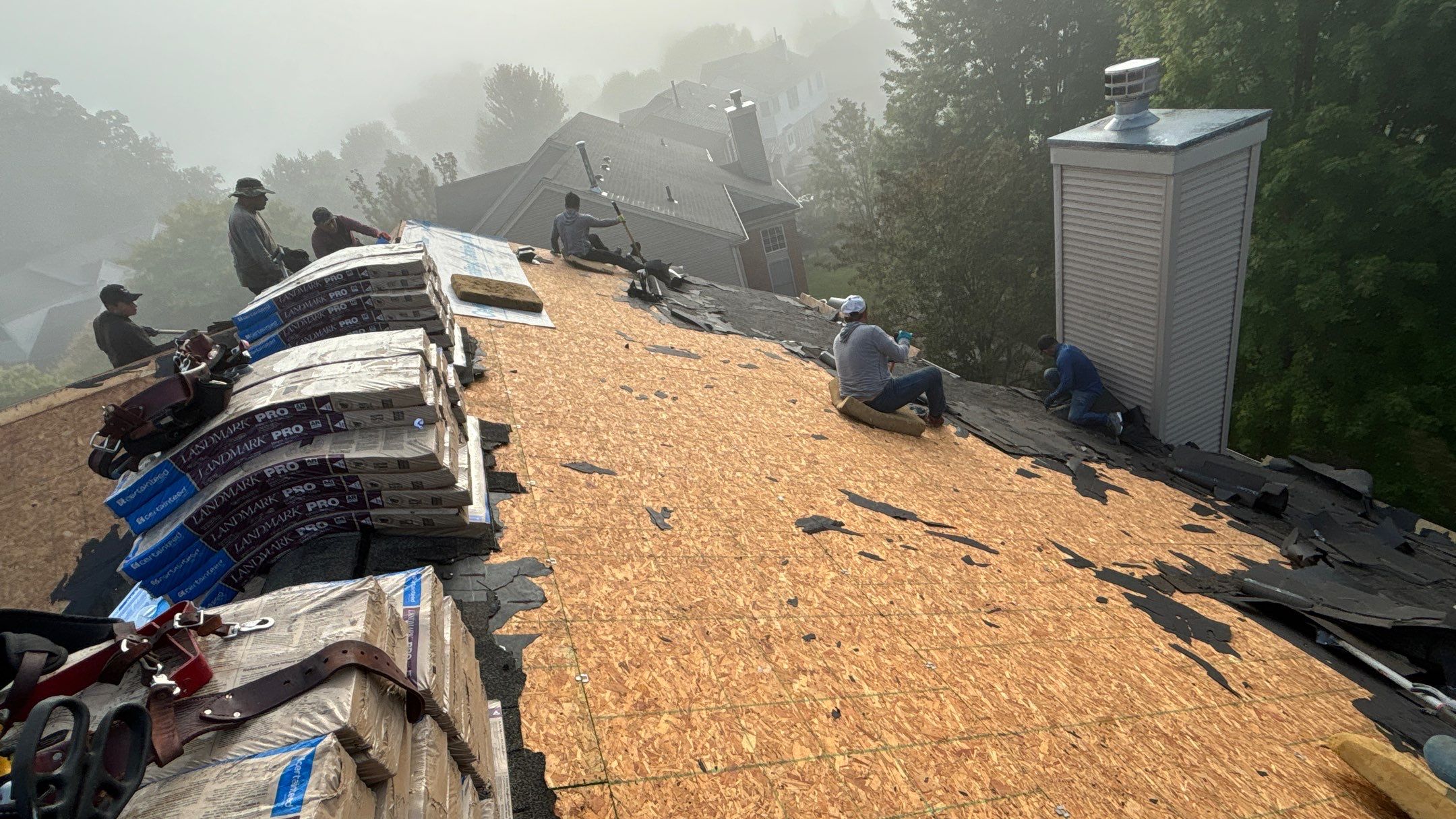 Roof Replacement using CertainTeed Landmark Pro by 180 Contractors