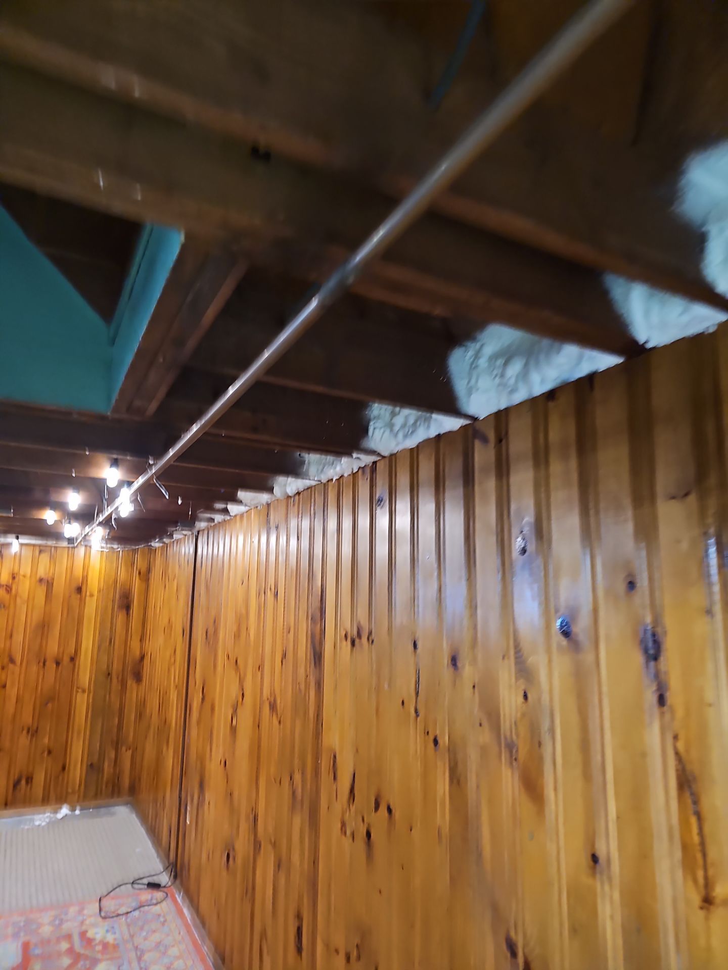 Attic Insulation using open cell spray foam by NYS Foam & Energy