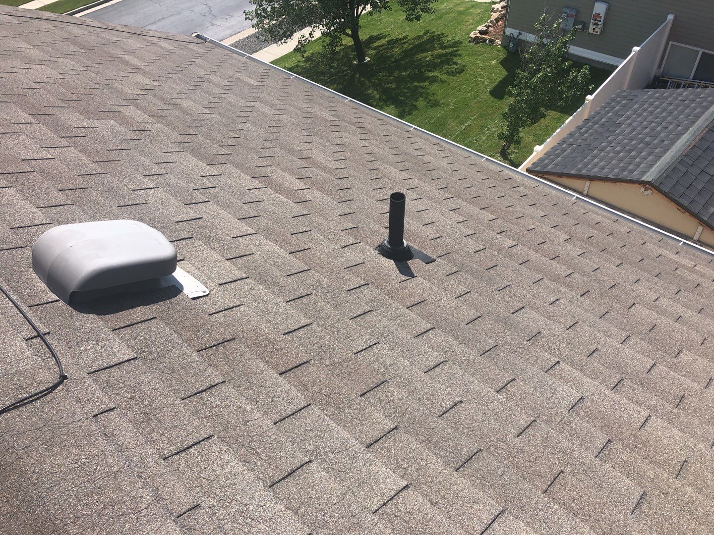 Storm Damaged Roof using GAF Timberline HDZ - Lifetime Shingle by The Roof Doctor