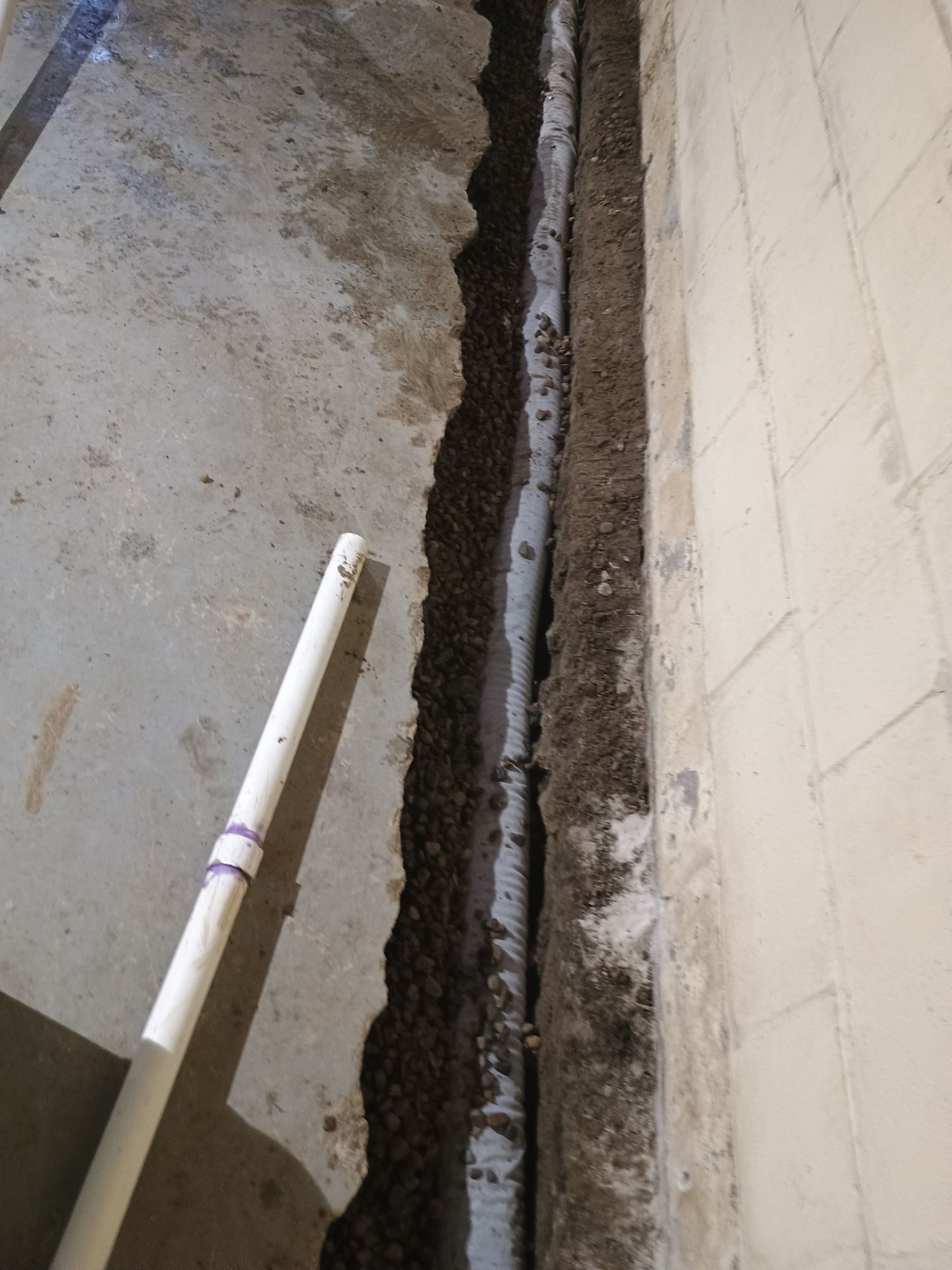 Drain Tile & Sump Pump for Kassie's Rental Property by Waterproofing Northeast