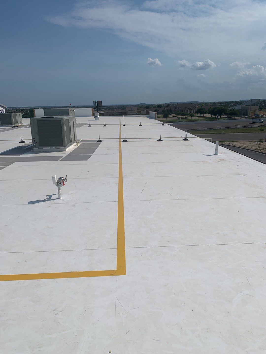 Bio-Life Commercial Roof Replacement using IB Systems PVC by Roof Experts