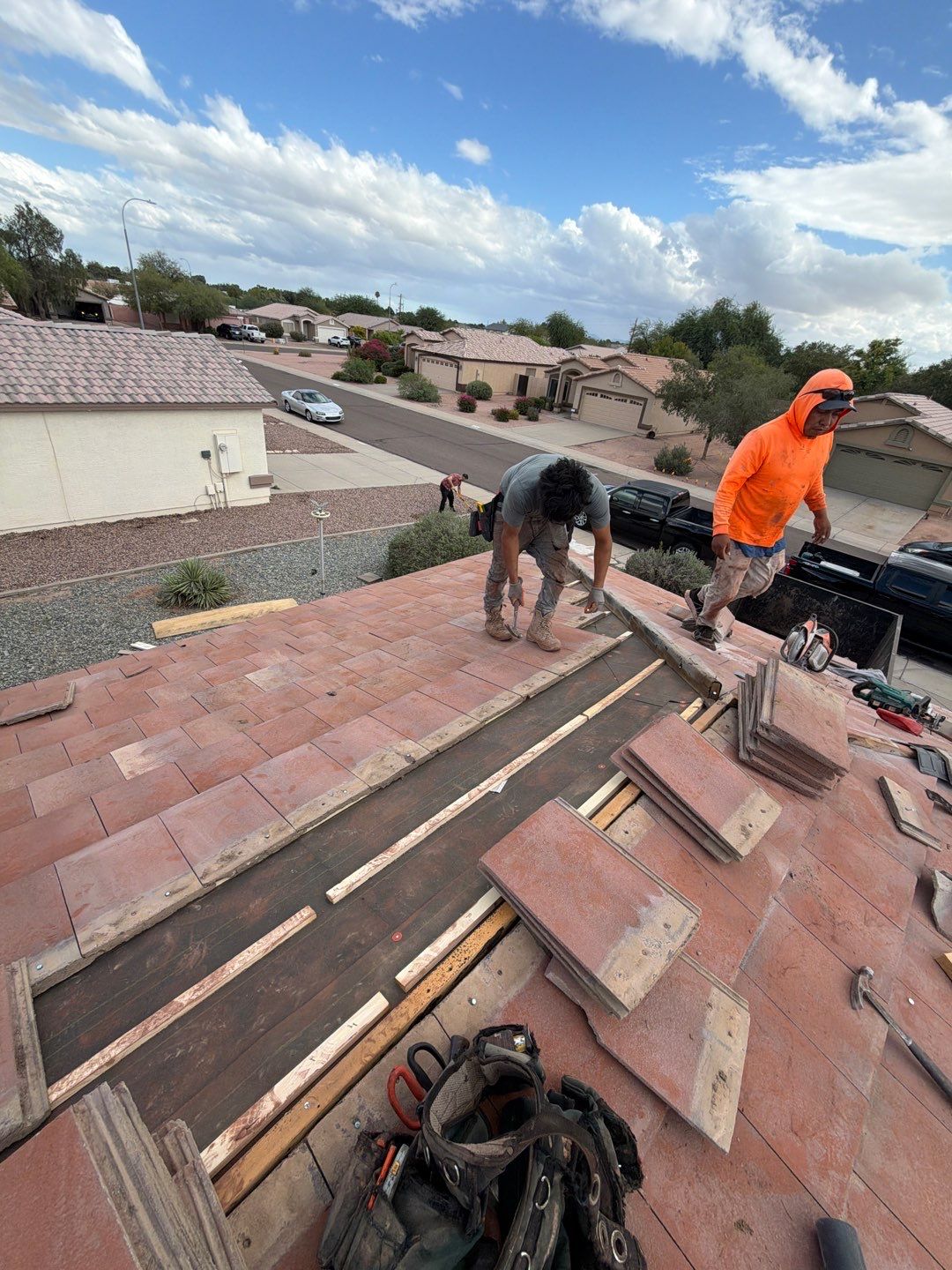 Project in Peoria, AZ by Saint Roofing