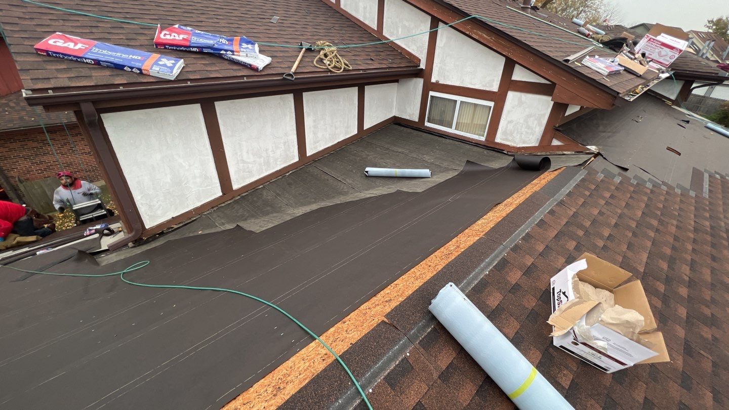 Multi-family unit roof replacement by Pro Home Services Inc