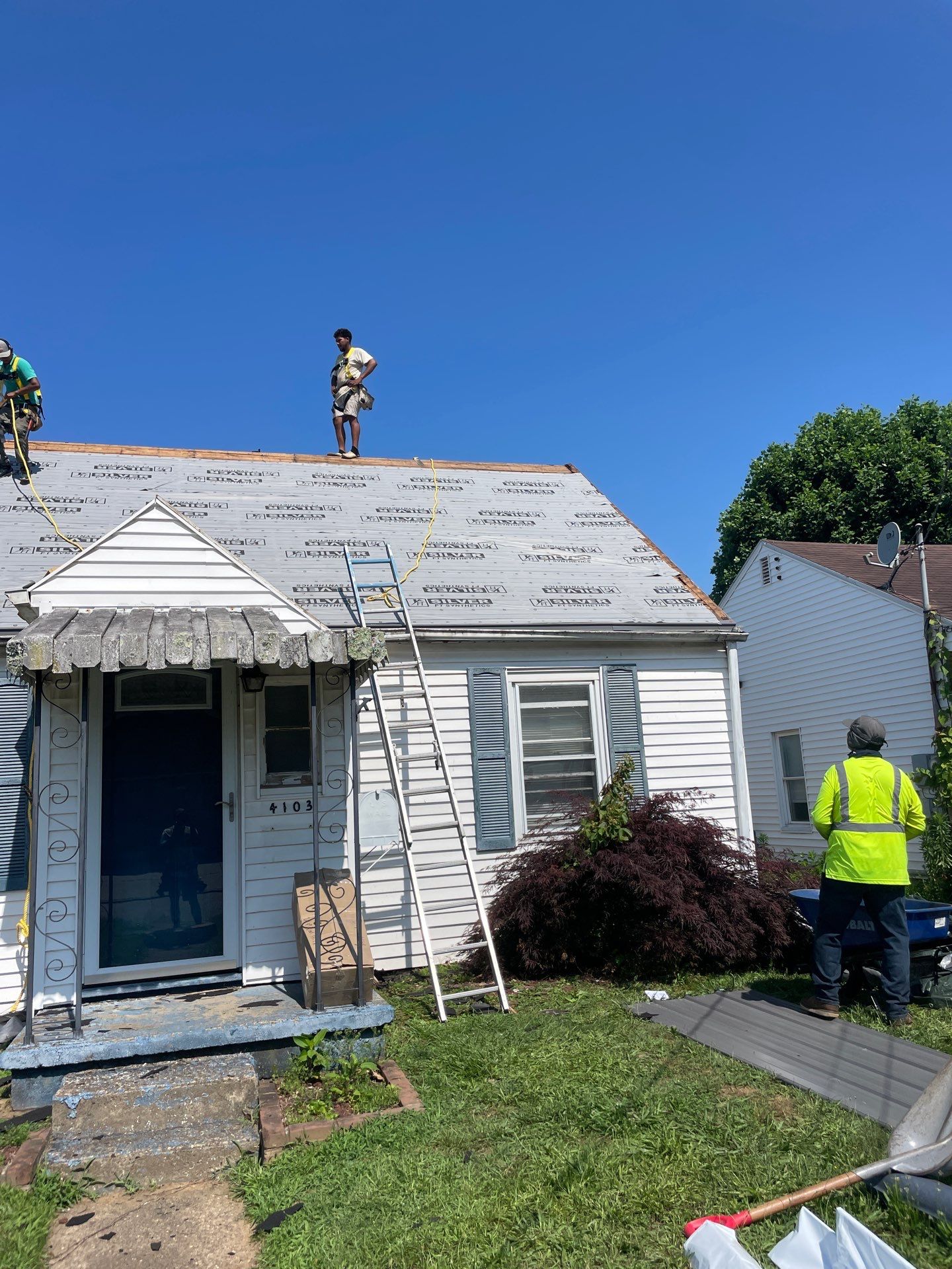 Residential Roofing Installation using Metal by Rainstoppers Roofing