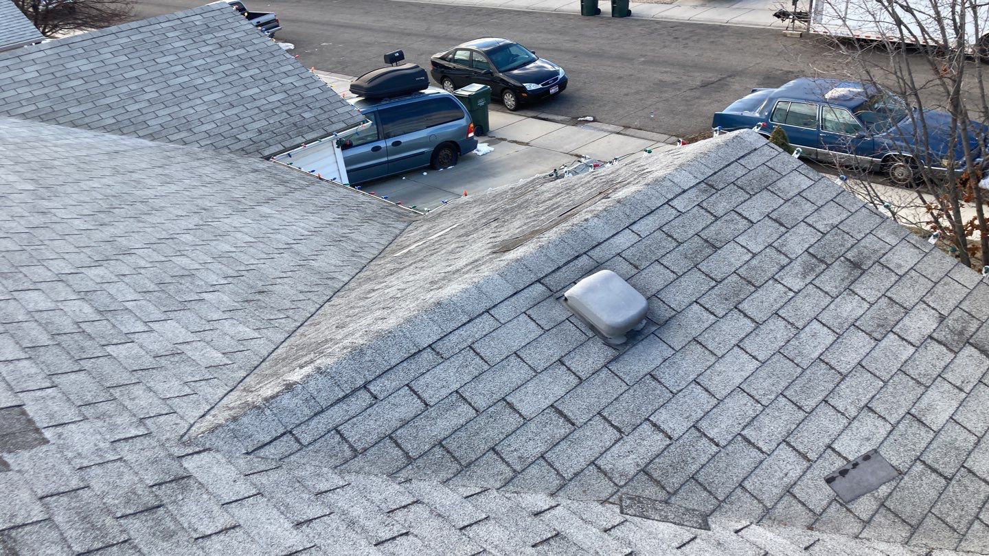 Single Story roofing replacement Meridian in using Owens Corning Oakridge shingles in Estate Grey by ID Roofing LLC