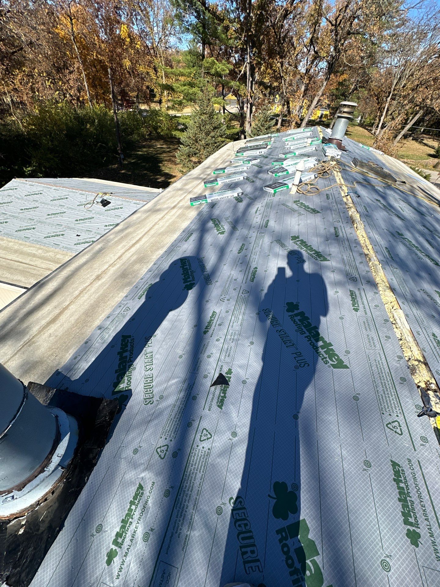 Residential Roofing Installation using Malarkey Roofing by Perfect Exteriors Inc. 