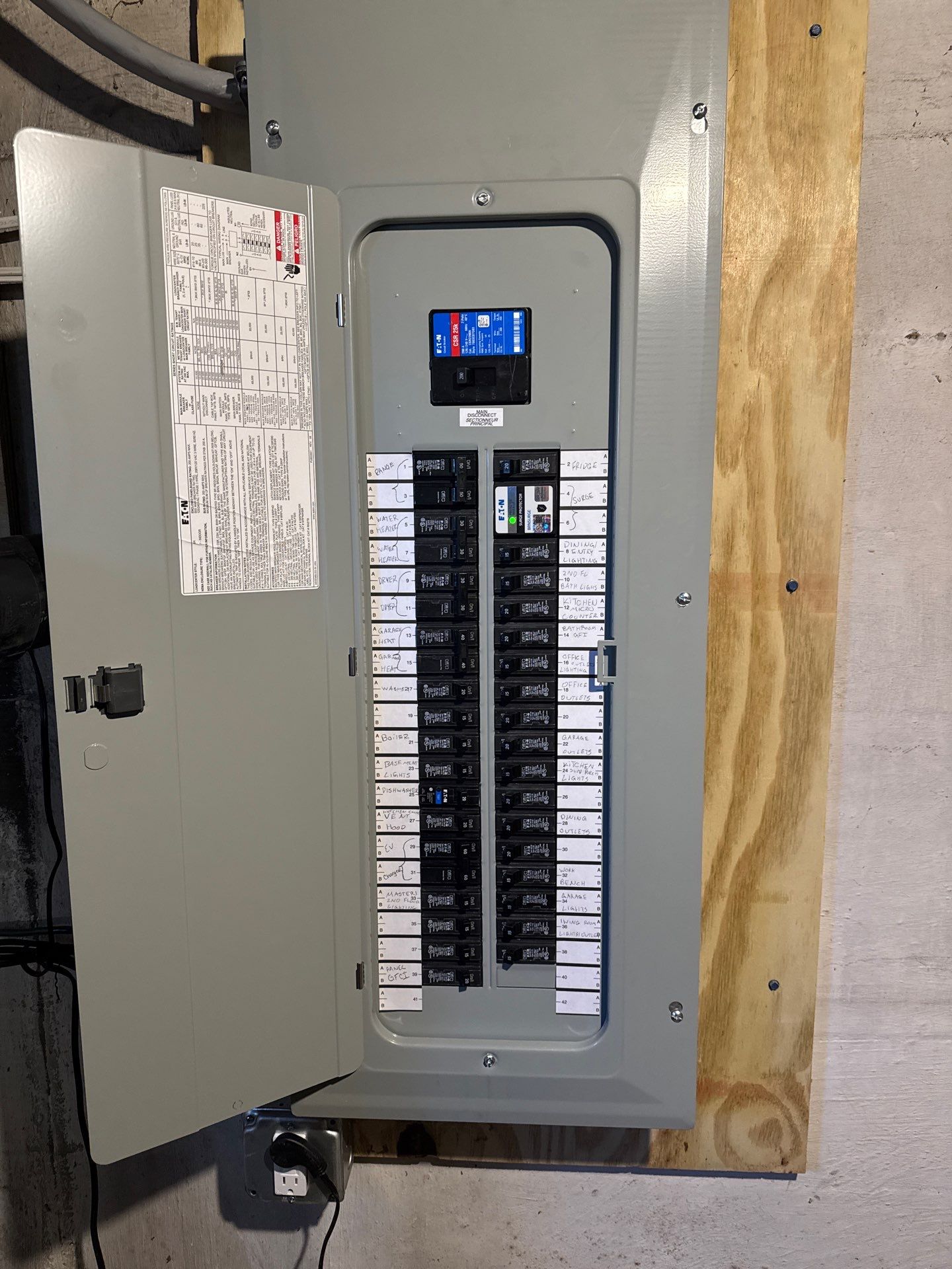 200A Electrical Service Upgrade with EV Charger by ZAM Electric