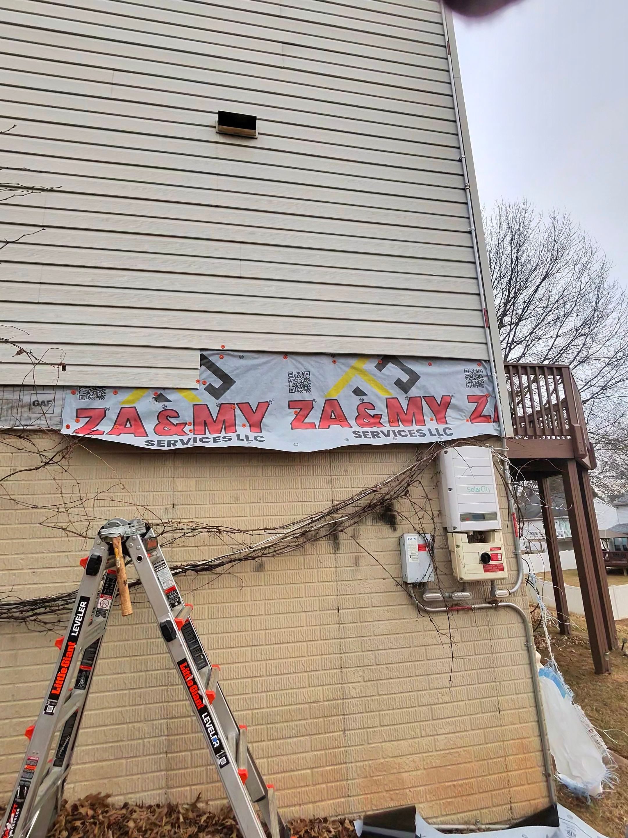 Roofing and Siding repair  by ZA&MY SERVICES LLC