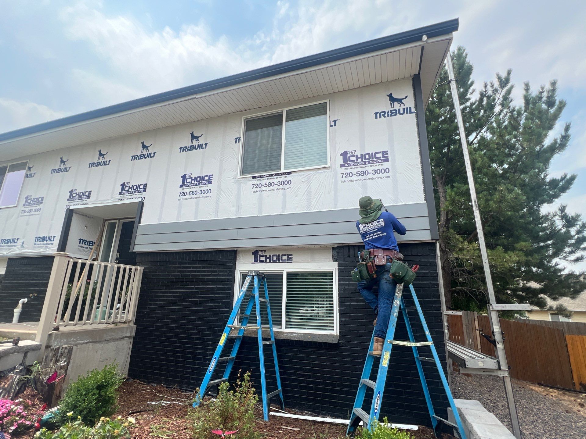 Align Fiber Glass Siding with Provia Doors by 1st choice windows and siding