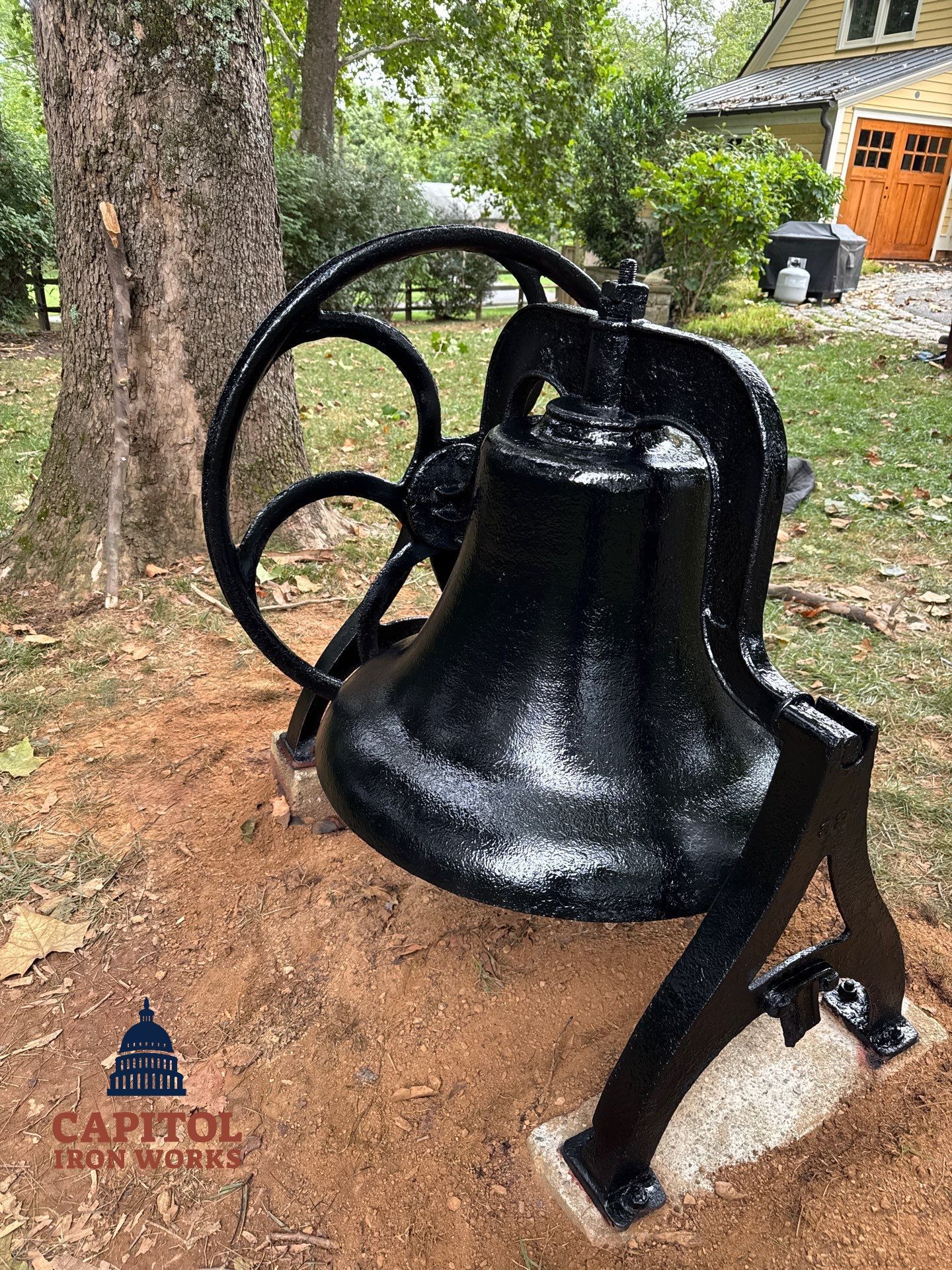 Custom Ornamental Bell Restoration & Structural Welding – Vargo Residence – Rockville, MD by Capitol Iron Works