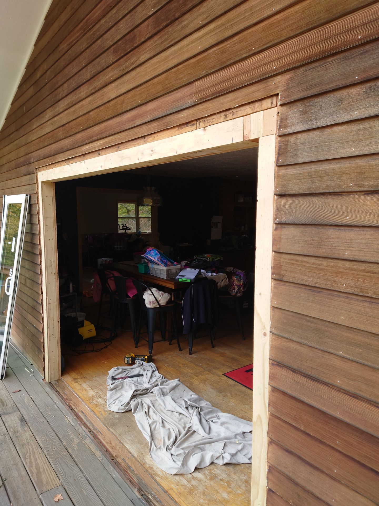 Sliding Glass Door Installation in Stamford, VT  by Yankee Home Improvement