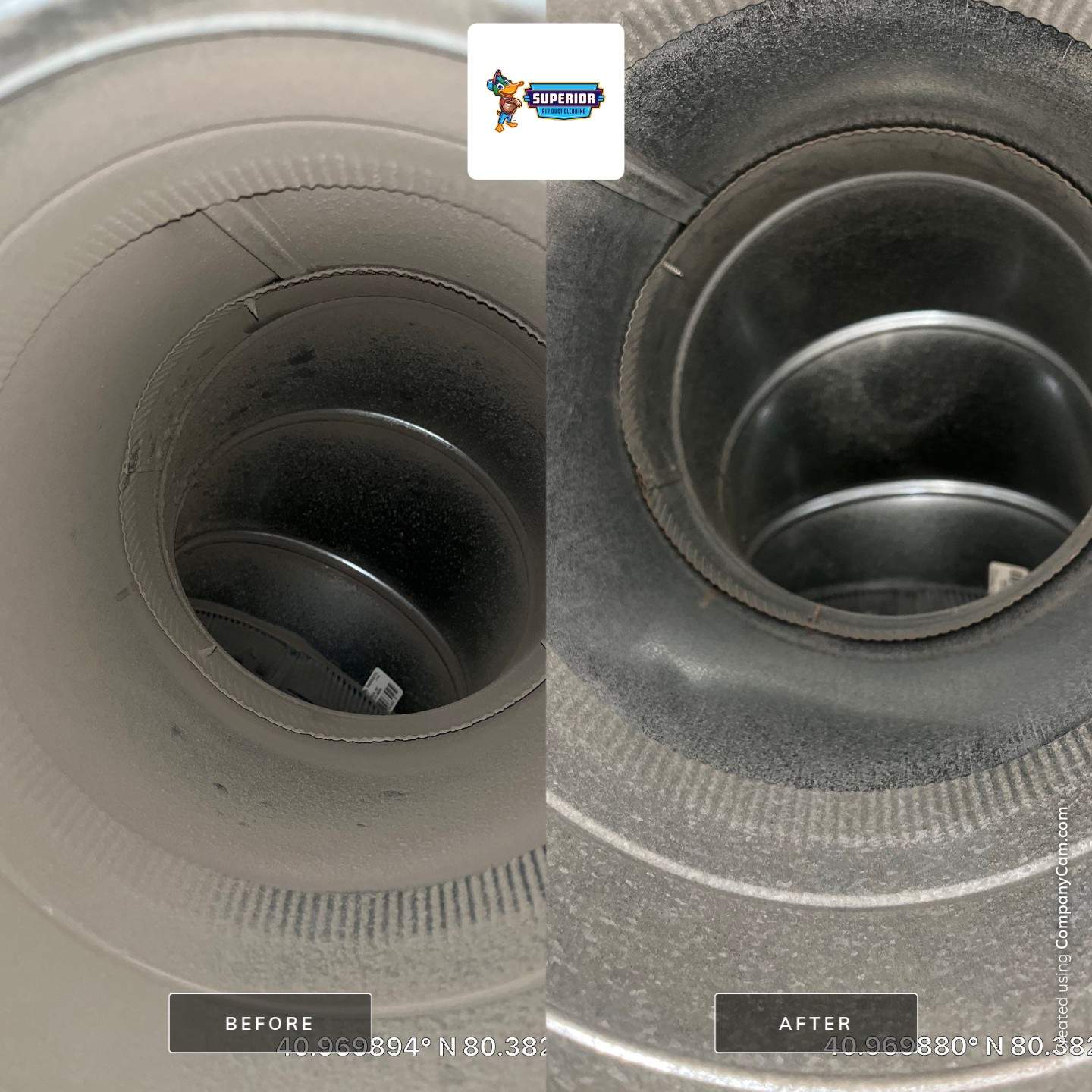 Air Duct Cleaning With a Vacuum Truck in New Castle, PA by Superior Air Duct Cleaning