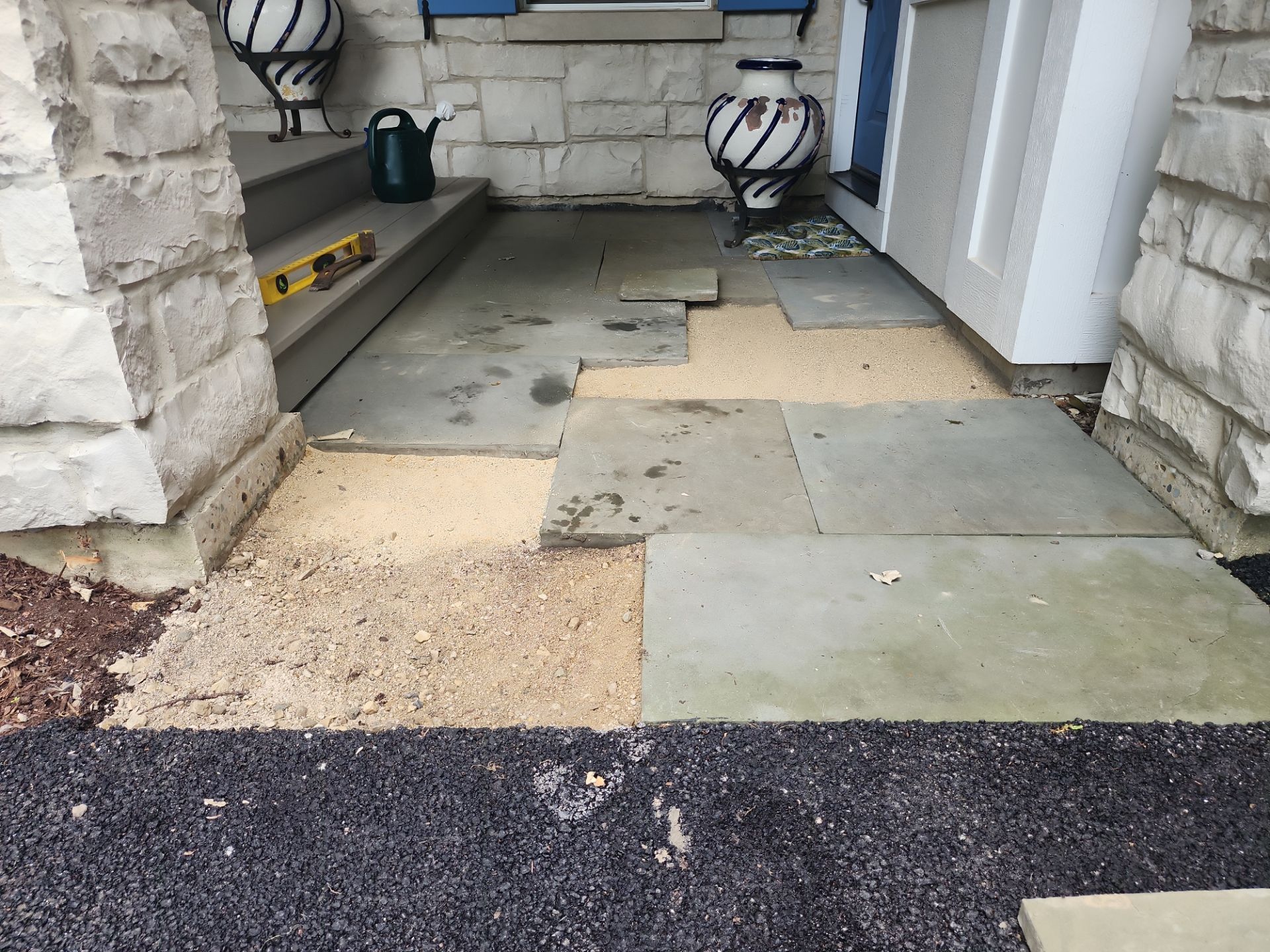 Glenview stone repair, and cleaning by Northern Power Washing LLC.